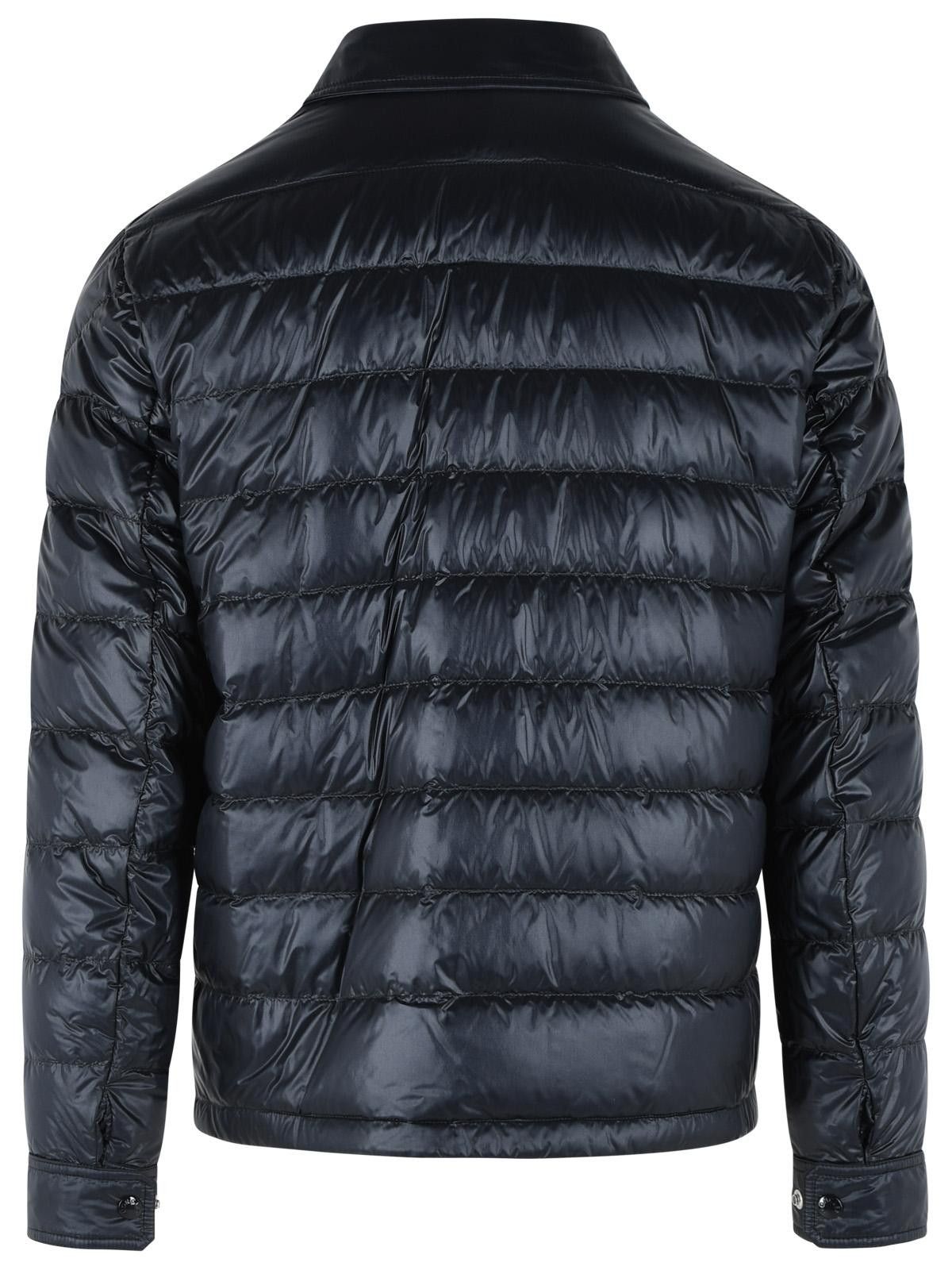 Moncler MONCLER 'Mourillon' Navy Blue Polyamide Padded Shirt Jacket Size US XXL / EU 58 / 5 - 3 Thumbnail
