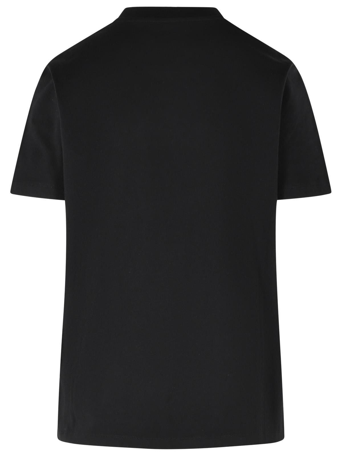 Moncler MONCLER Black Cotton T-Shirt Size M / US 6-8 / IT 42-44 - 3 Thumbnail