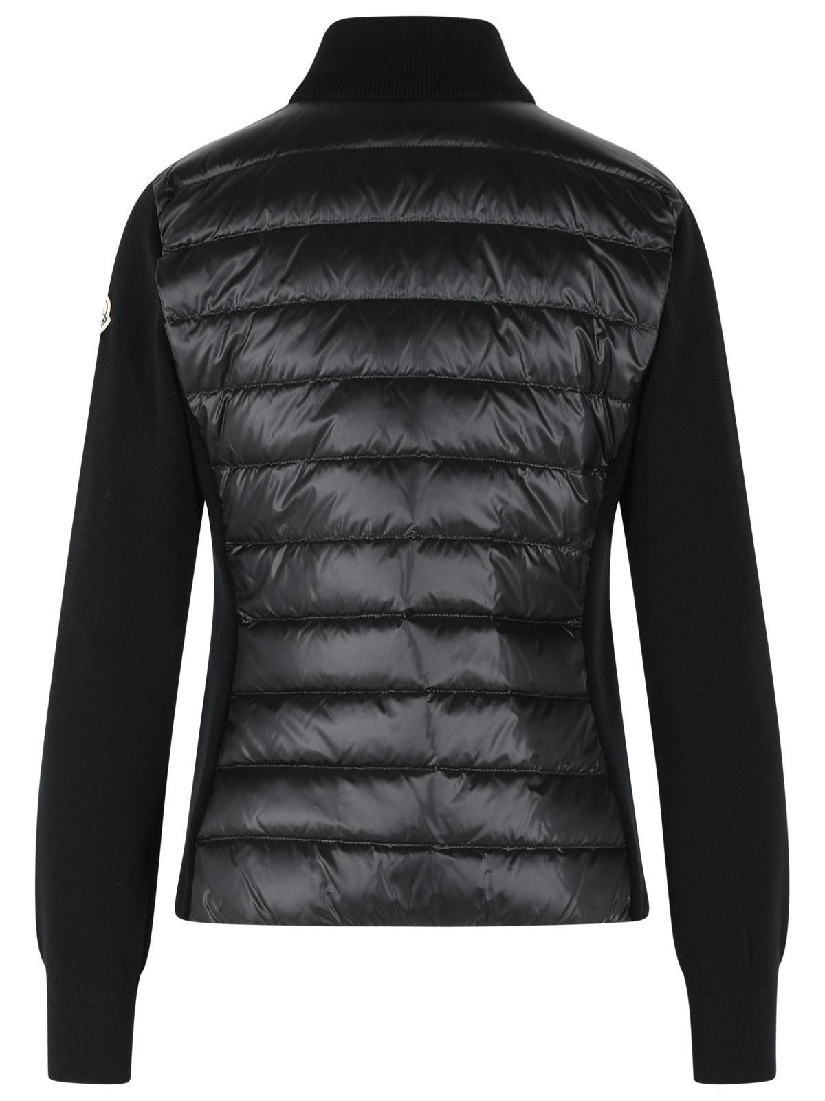 Moncler MONCLER Padded Virgin Wool Cardigan With Black Zip Size M / US 6-8 / IT 42-44 - 3 Thumbnail