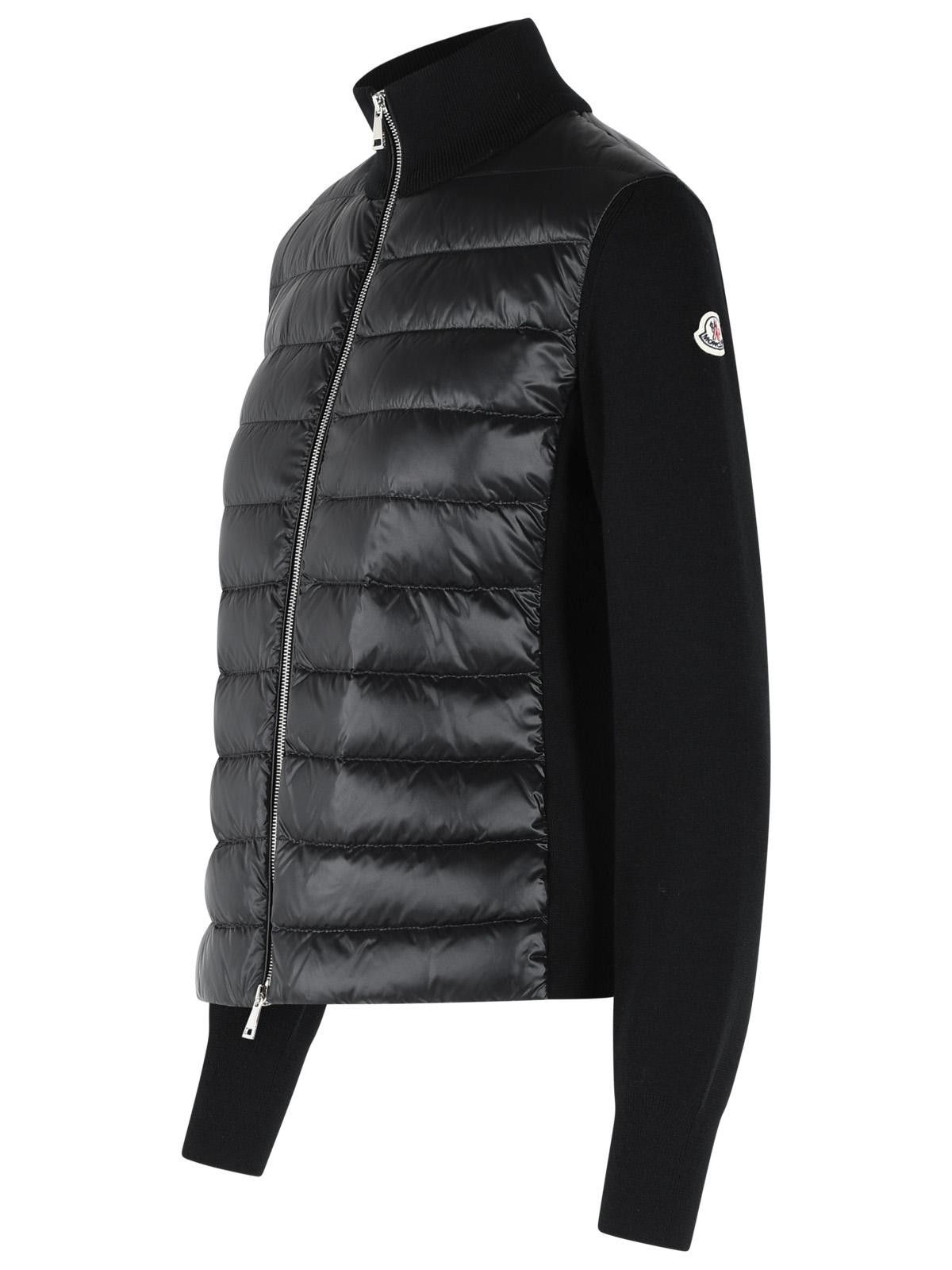 Moncler MONCLER Padded Virgin Wool Cardigan With Black Zip Size M / US 6-8 / IT 42-44 - 2 Thumbnail