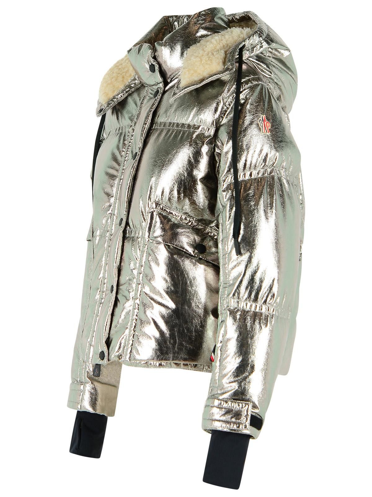 Moncler Grenoble MONCLER GRENOBLE 'Celaque' Silver Polyester Jacket Size XS / US 0-2 / IT 36-38 - 2 Thumbnail