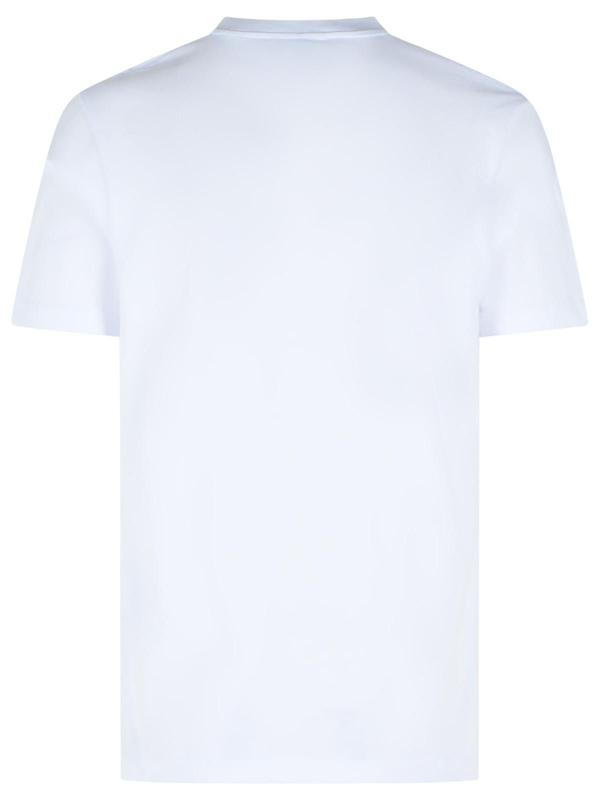 Versace VERSACE White Cotton T-Shirt Size US L / EU 52-54 / 3 - 3 Thumbnail