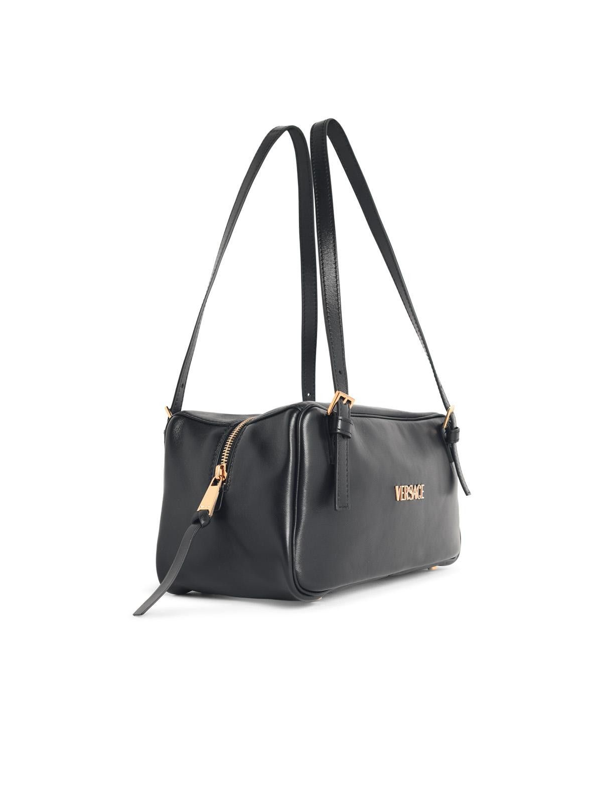 Versace VERSACE 'Tag' Black Leather Bag Size ONE SIZE - 2 Thumbnail