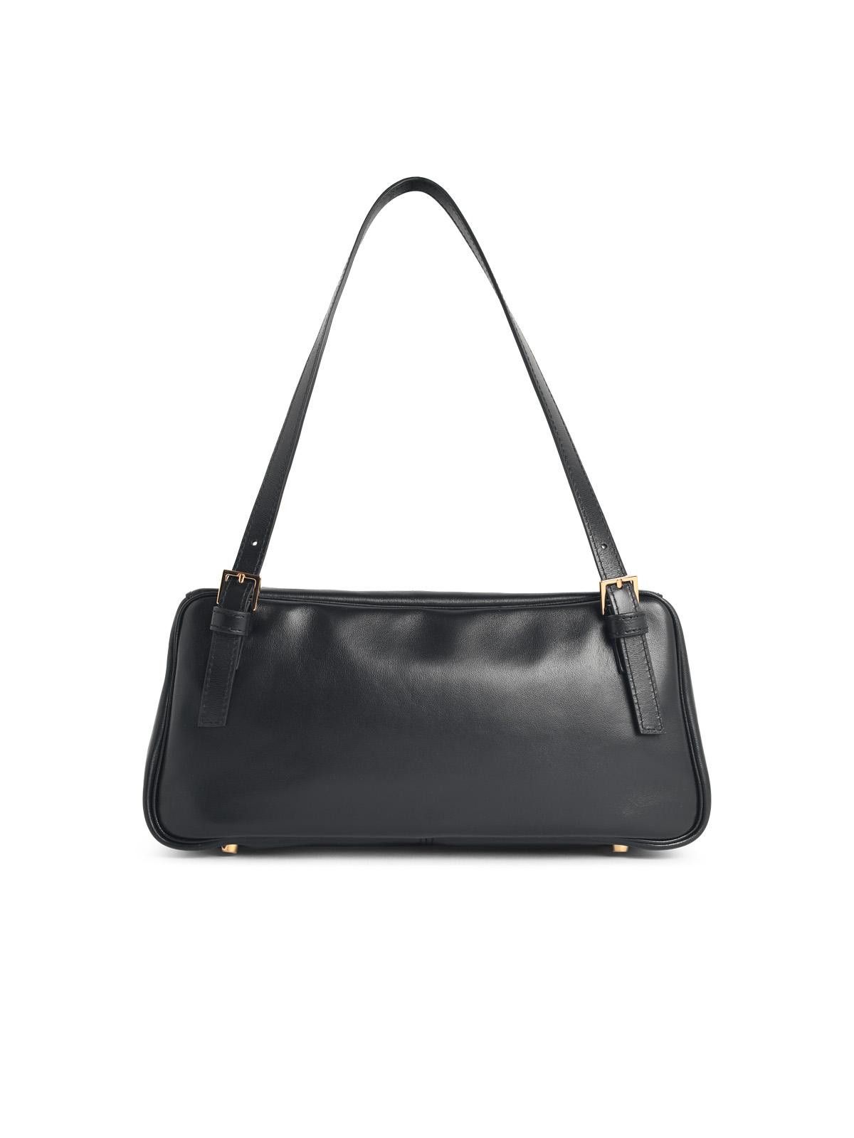 Versace VERSACE 'Tag' Black Leather Bag Size ONE SIZE - 3 Thumbnail