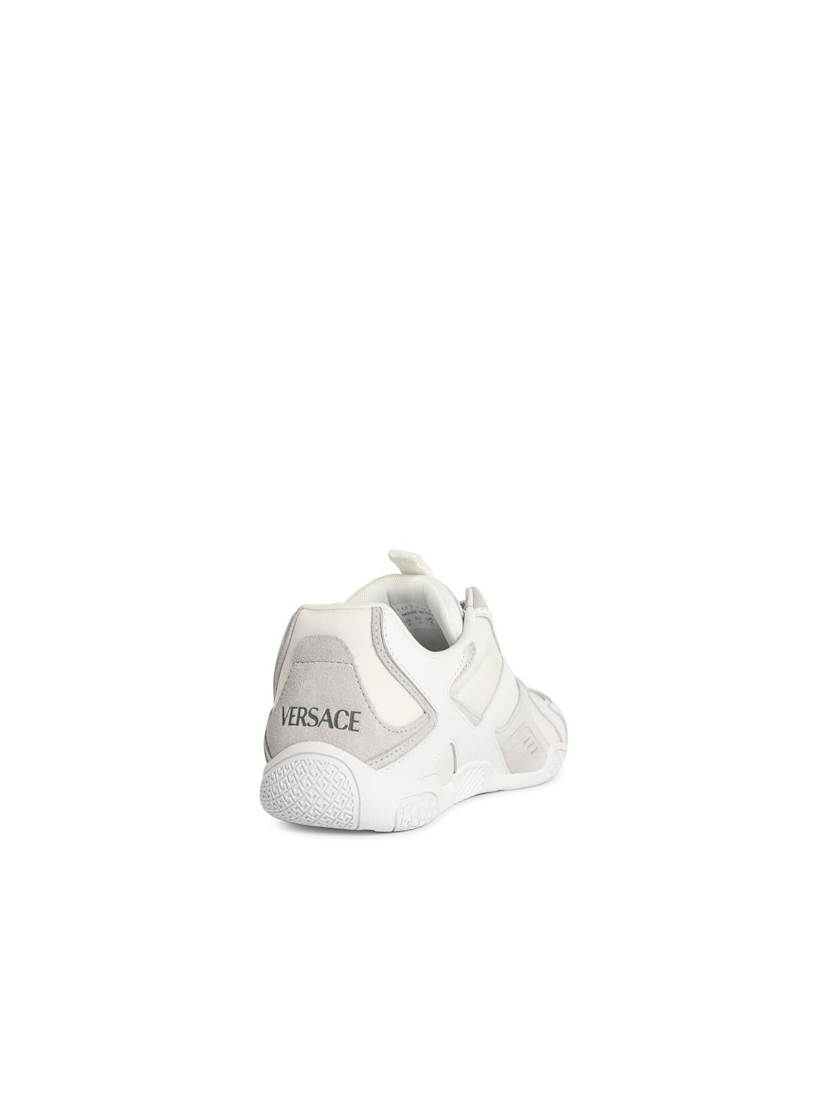 Versace VERSACE 'Galaxia' White Leather Blend Sneakers Size US 8 / EU 41 - 3 Thumbnail