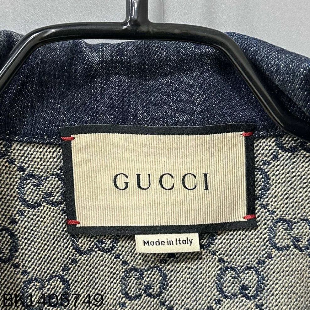 Gucci Gucci Monogram Denim Slim Jacket Size S / US 4 / IT 40 - 5 Thumbnail