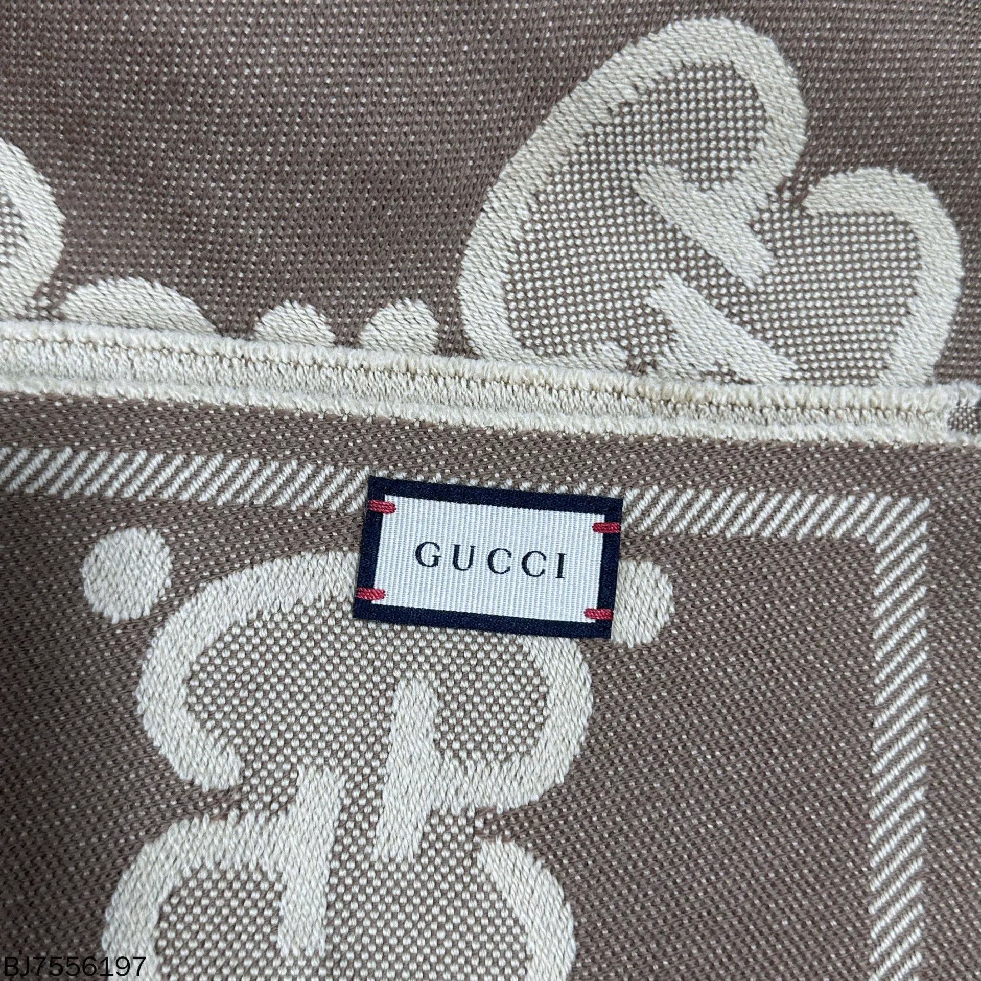 Gucci Gucci Monogram Wool Scarf Size ONE SIZE - 5 Thumbnail