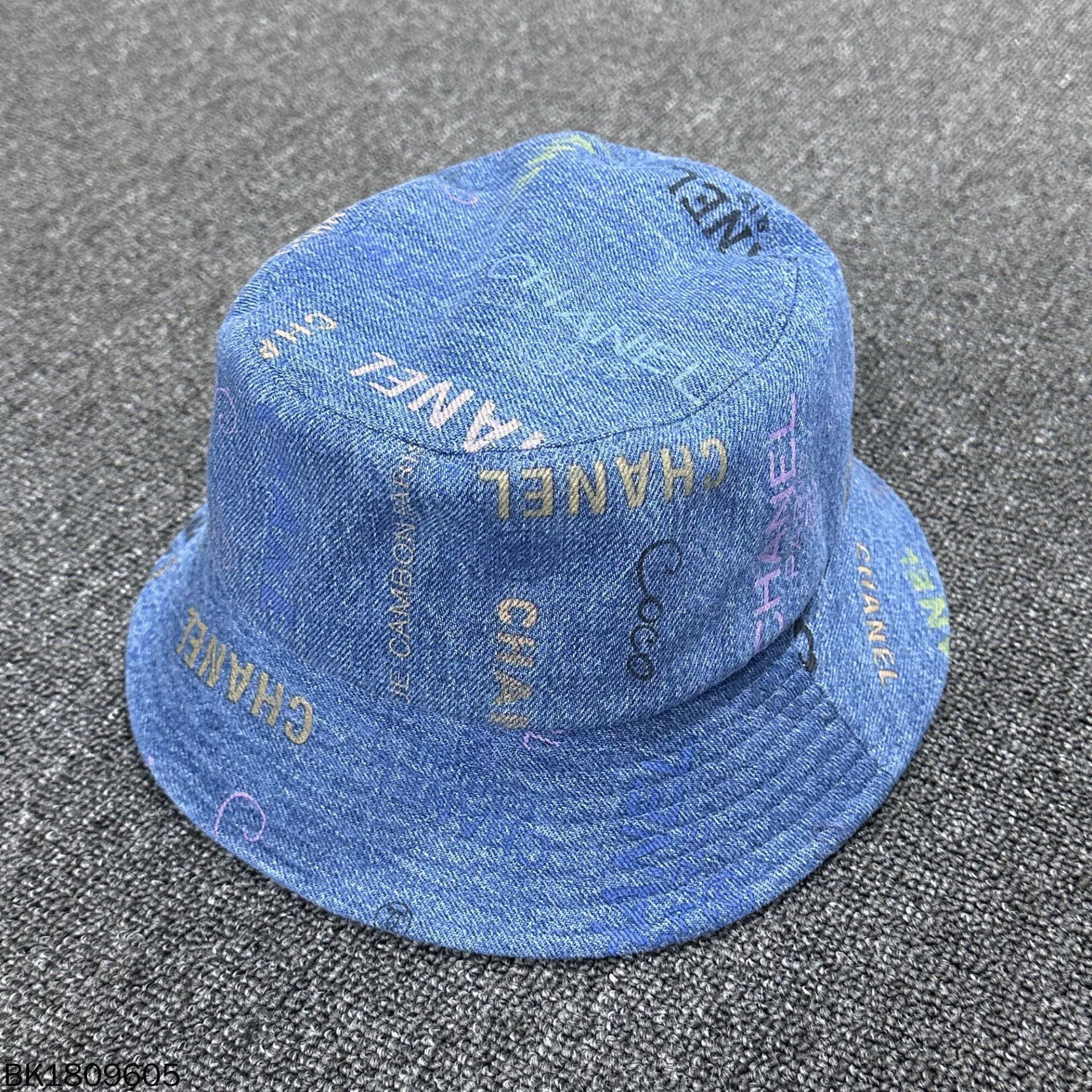 Chanel Chanel Denim Bucket Hat with Logo Size ONE SIZE - 3 Thumbnail