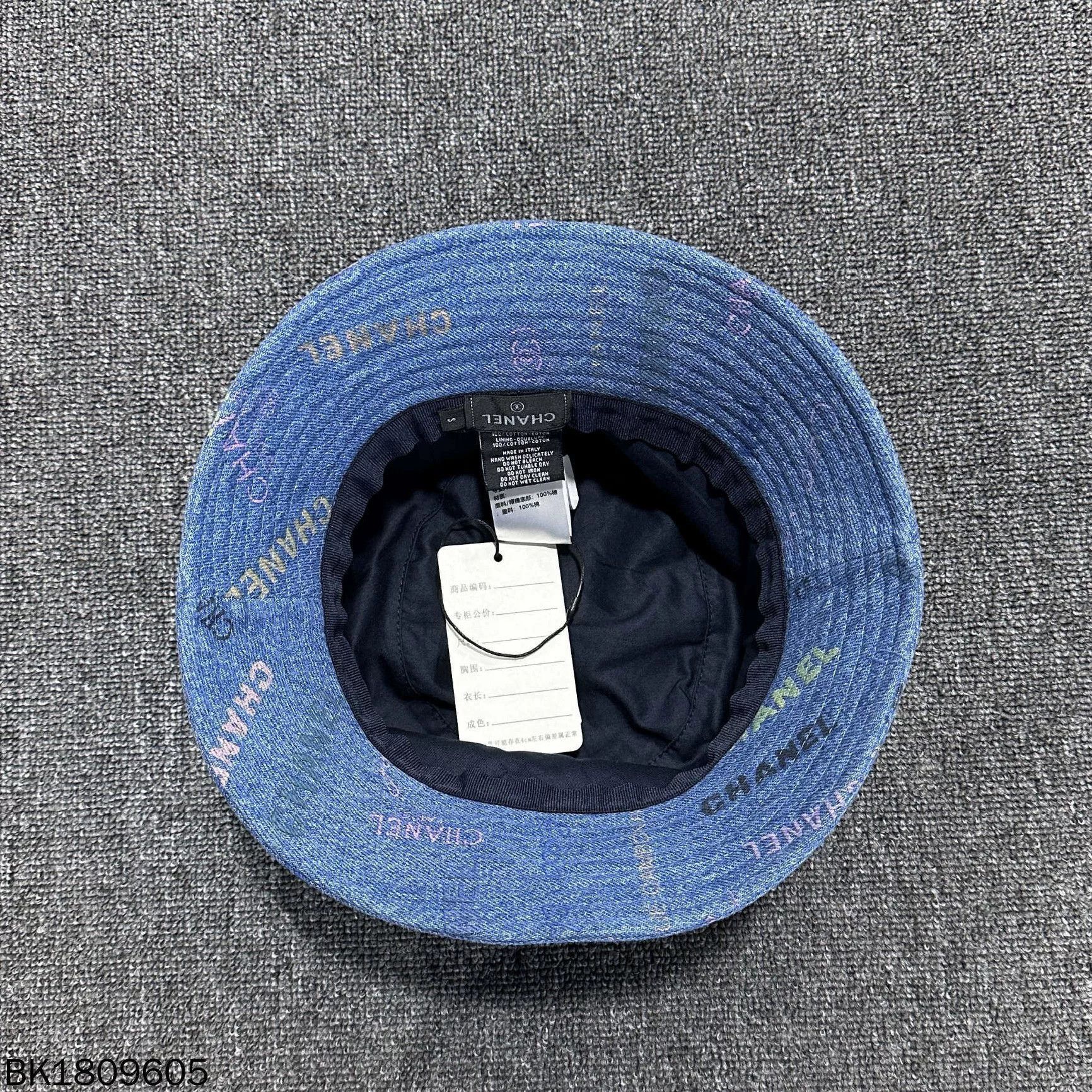 Chanel Chanel Denim Bucket Hat with Logo Size ONE SIZE - 4 Thumbnail