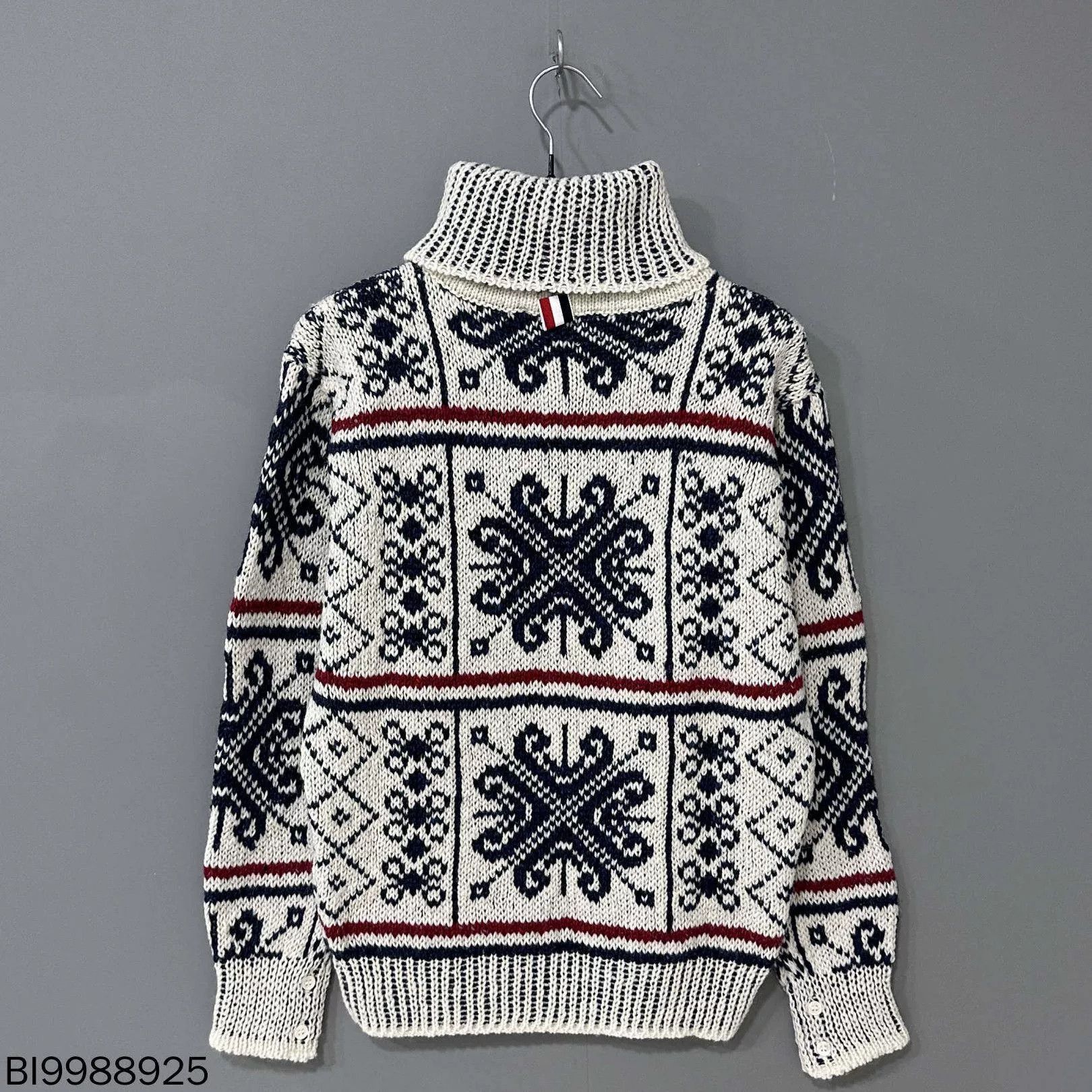 Thom Browne Thom Browne Christmas Fair Isle Knit Sweater Size US M / EU 48-50 / 2 - 3 Thumbnail