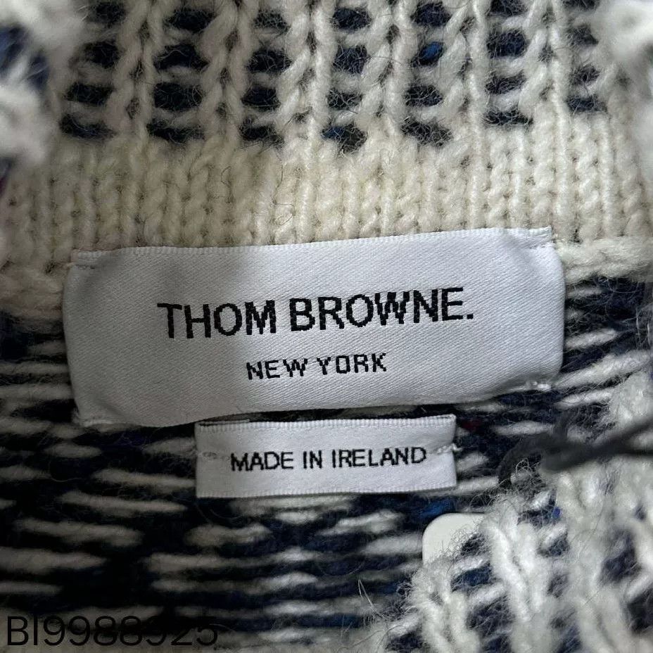 Thom Browne Thom Browne Christmas Fair Isle Knit Sweater Size US M / EU 48-50 / 2 - 4 Thumbnail