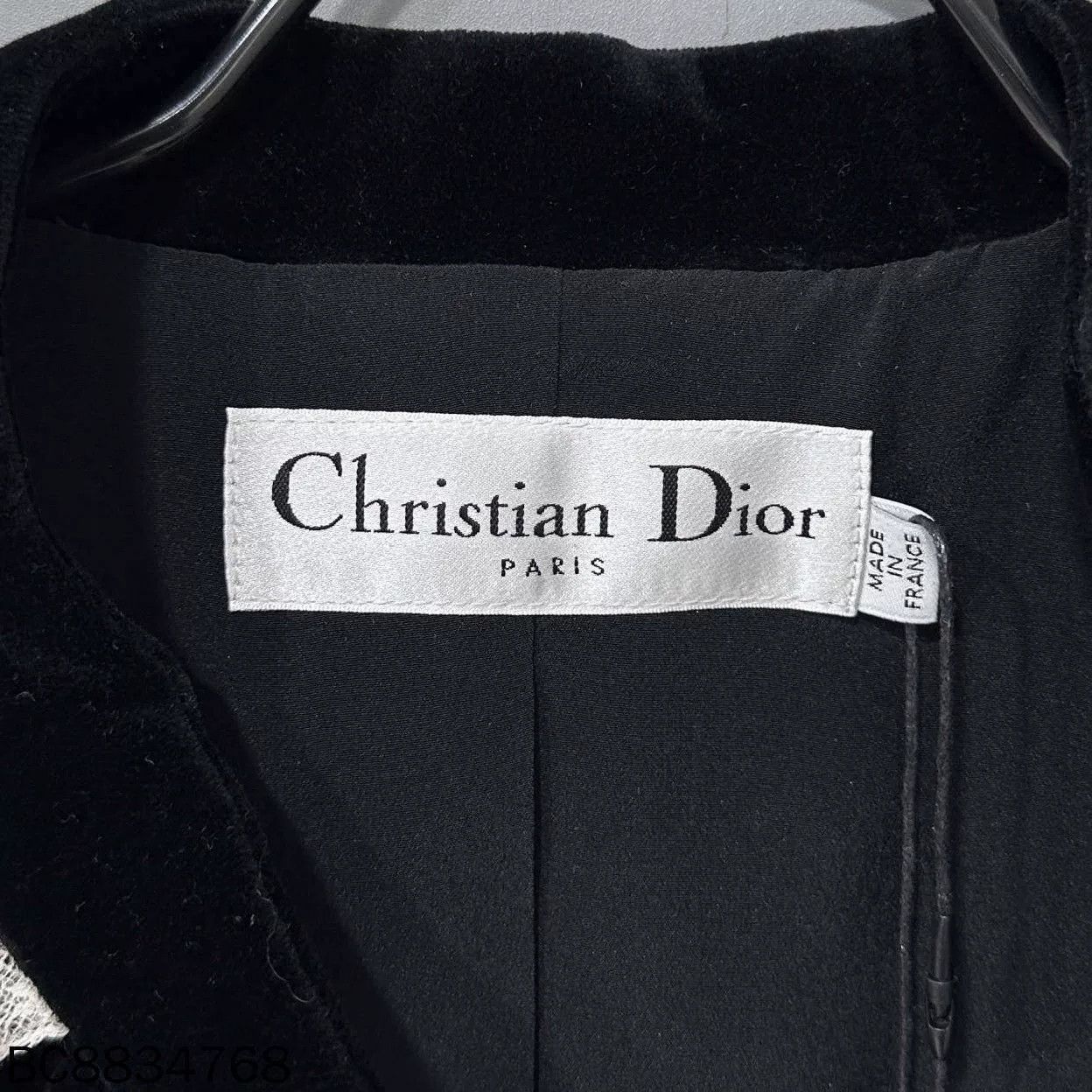Dior Dior Velvet Lace Collar Coat Size XXS / US 00 / IT 34 - 4 Thumbnail