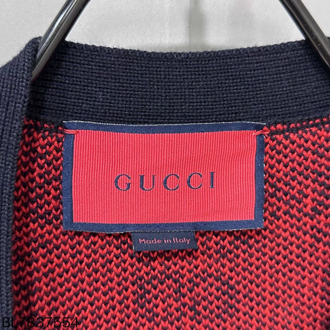 Gucci Gucci Red Full-Print Knit Cardigan Size XS / US 0-2 / IT 36-38 - 4 Thumbnail