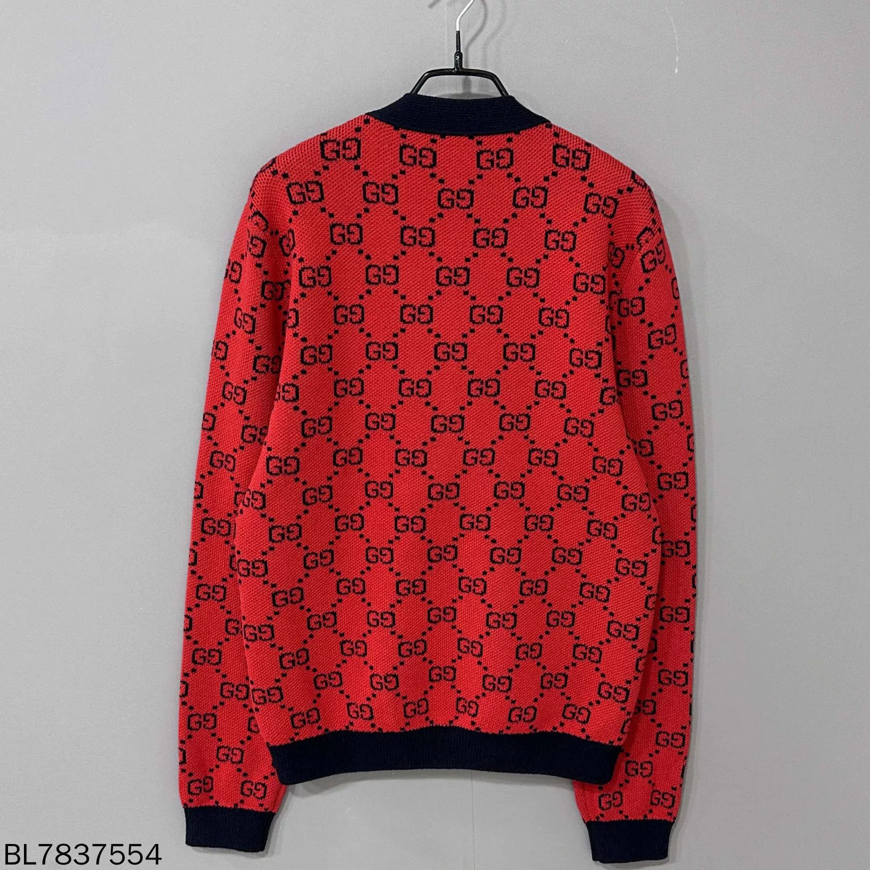Gucci Gucci Red Full-Print Knit Cardigan Size XS / US 0-2 / IT 36-38 - 3 Thumbnail