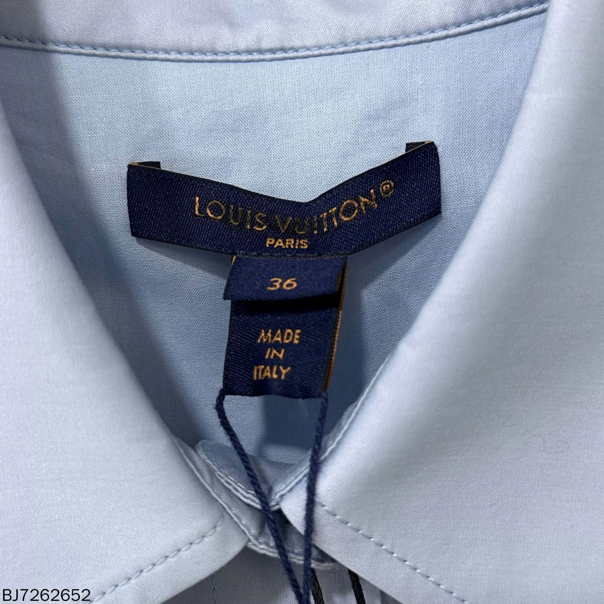 Louis Vuitton Louis Vuitton Embroidered Small Logo Long Sleeve Shirt Size XS / US 0-2 / IT 36-38 - 4 Thumbnail