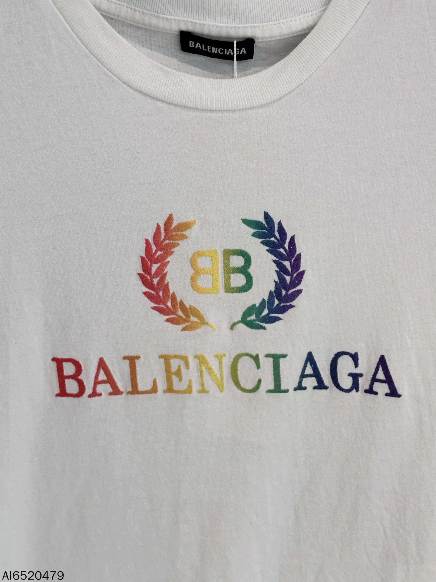 Balenciaga Balenciaga Rainbow Wheat Short Sleeve Size US M / EU 48-50 / 2 - 3 Thumbnail