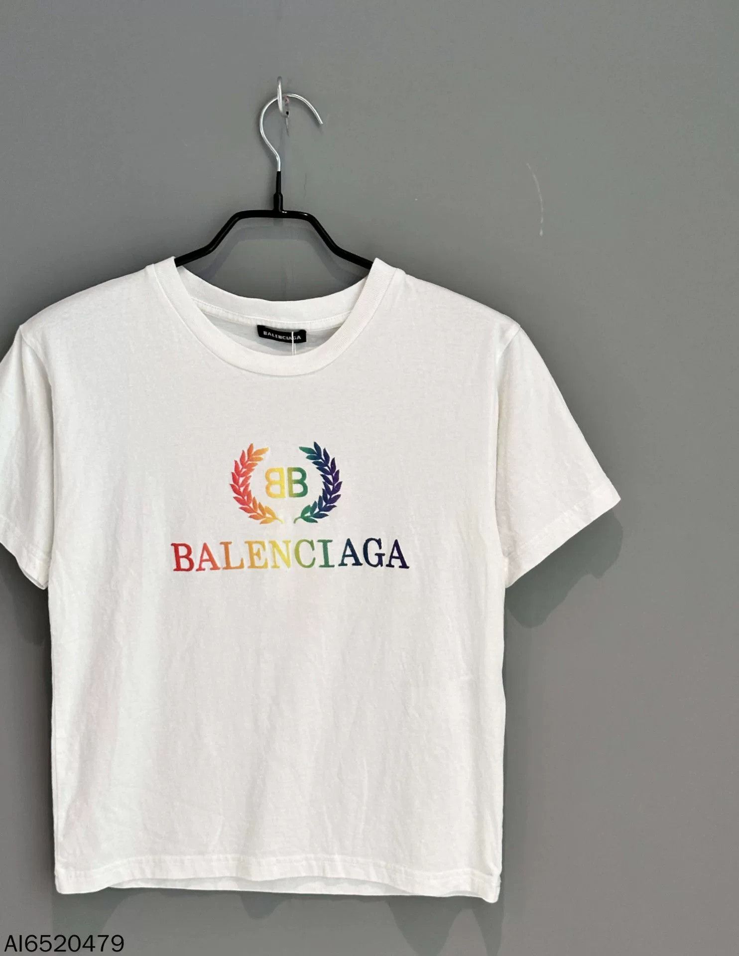 Balenciaga Balenciaga Rainbow Wheat Short Sleeve Size US M / EU 48-50 / 2 - 2 Thumbnail
