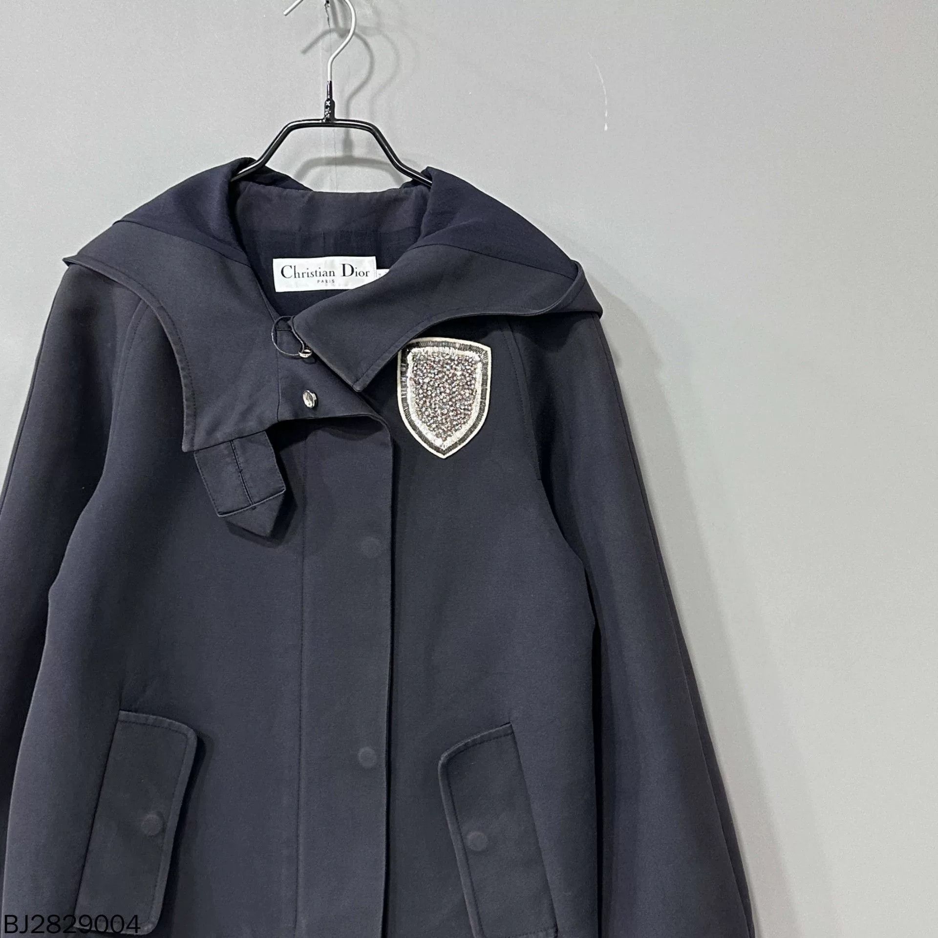 Dior Dior Black Long-Sleeve Zip Blazer Size XS / US 0-2 / IT 36-38 - 2 Thumbnail