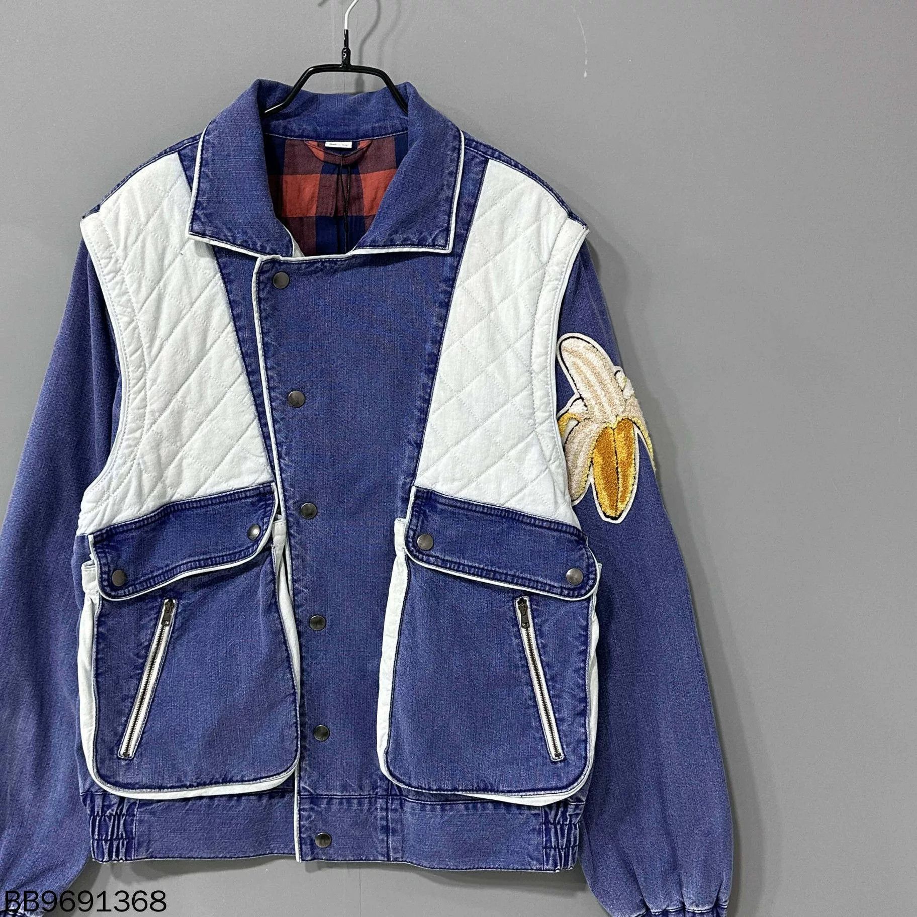 Gucci Gucci Banana Patch Logo Denim Jacket Size US S / EU 44-46 / 1 - 2 Thumbnail
