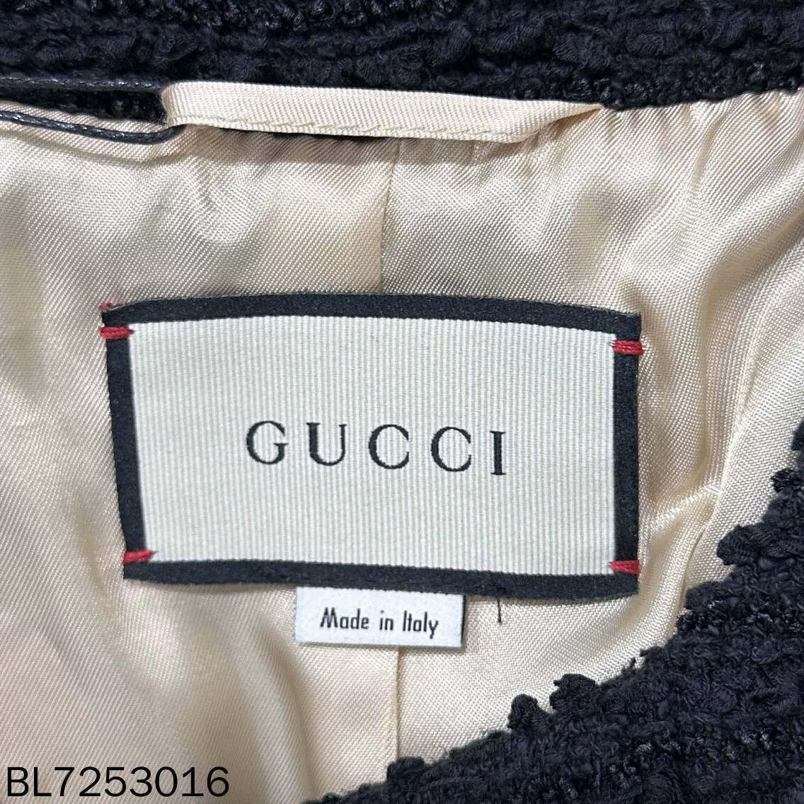 Gucci Gucci Black White Tweed Coat Size M / US 6-8 / IT 42-44 - 5 Thumbnail