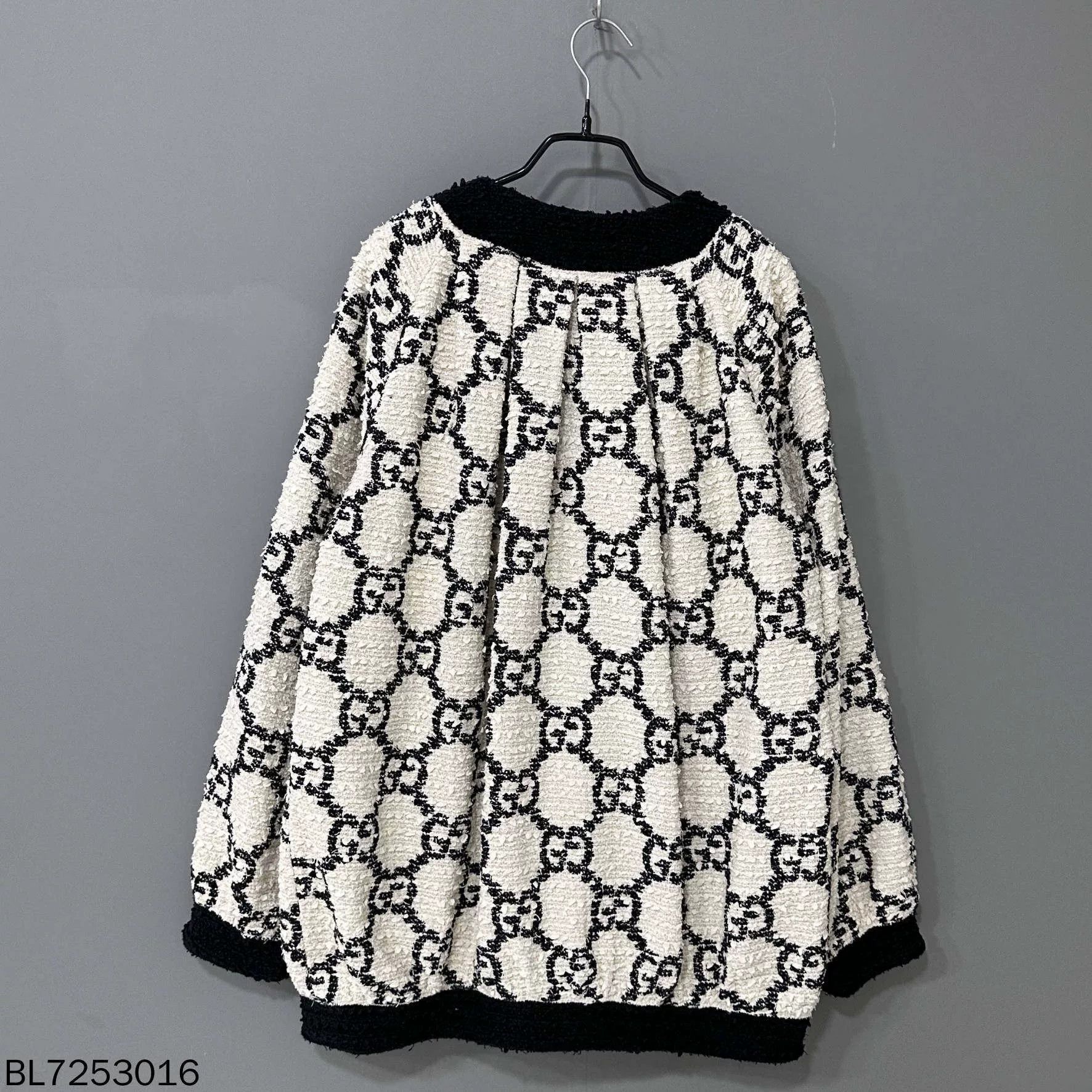 Gucci Gucci Black White Tweed Coat Size M / US 6-8 / IT 42-44 - 3 Thumbnail