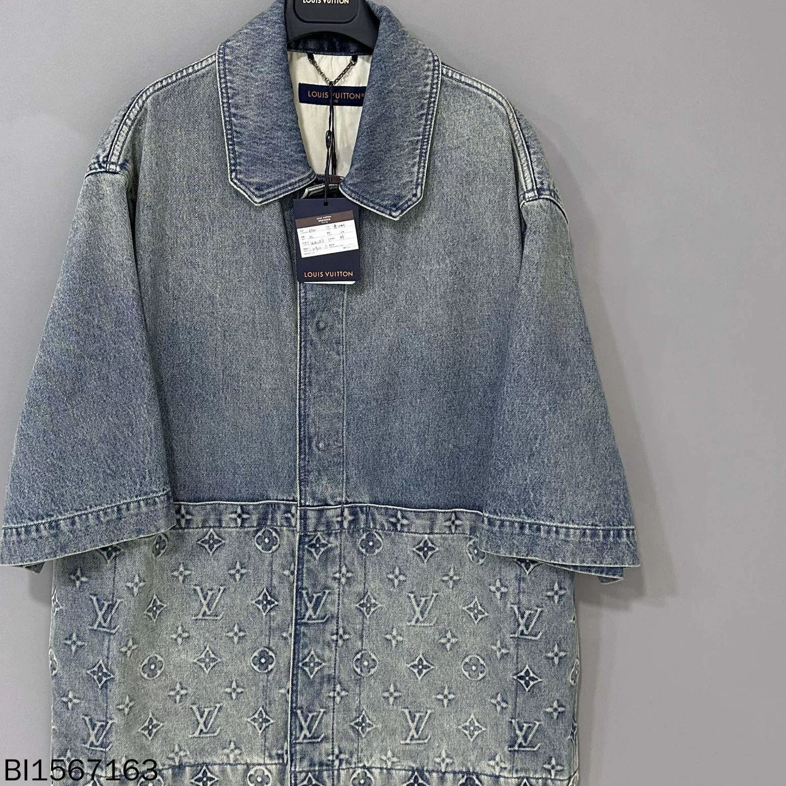 Louis Vuitton Louis Vuitton Embossed Denim Logging Jacket Size US XL / EU 56 / 4 - 2 Thumbnail