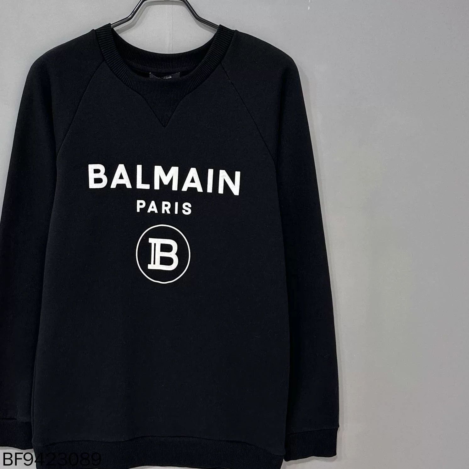 Balmain Balmain Flocked Print Logo Sweatshirt Size XS / US 0-2 / IT 36-38 - 3 Thumbnail