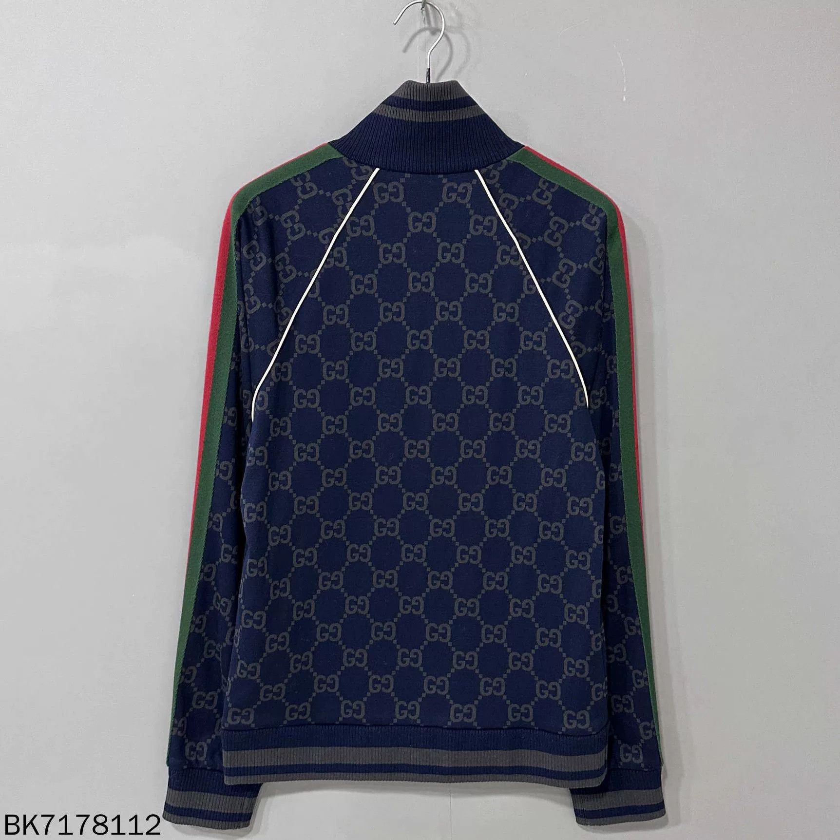 Gucci Gucci New Navy All-Over Print Zip Jacket Size XS / US 0-2 / IT 36-38 - 3 Thumbnail