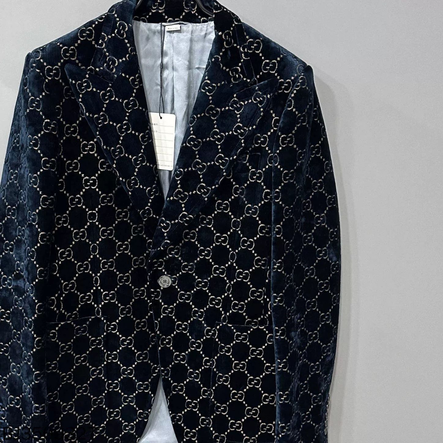 Gucci Gucci GG Monogram Velvet Blazer Size US M / EU 48-50 / 2 - 2 Thumbnail