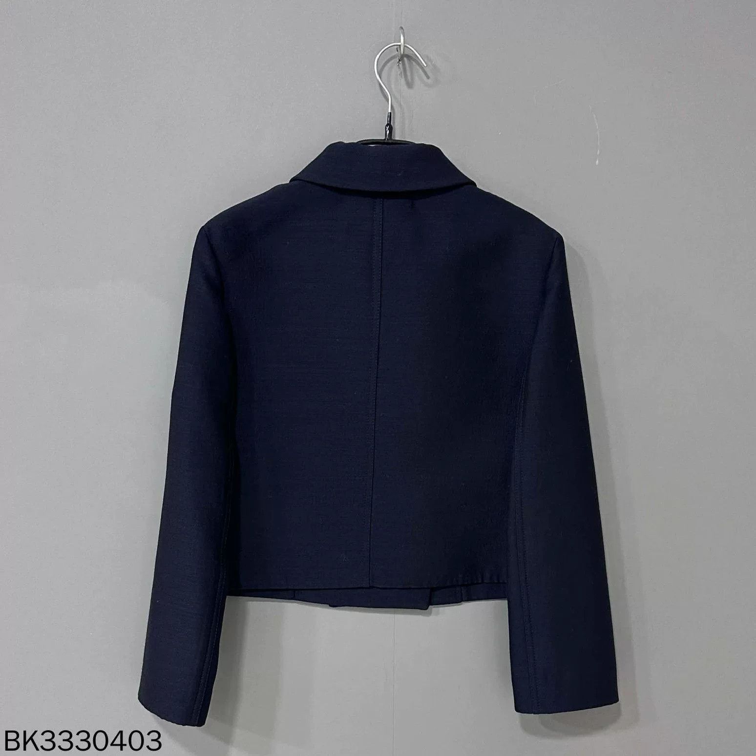 Dior Dior Dark Blue Double-Breasted Jacket Size XXS / US 00 / IT 34 - 4 Thumbnail
