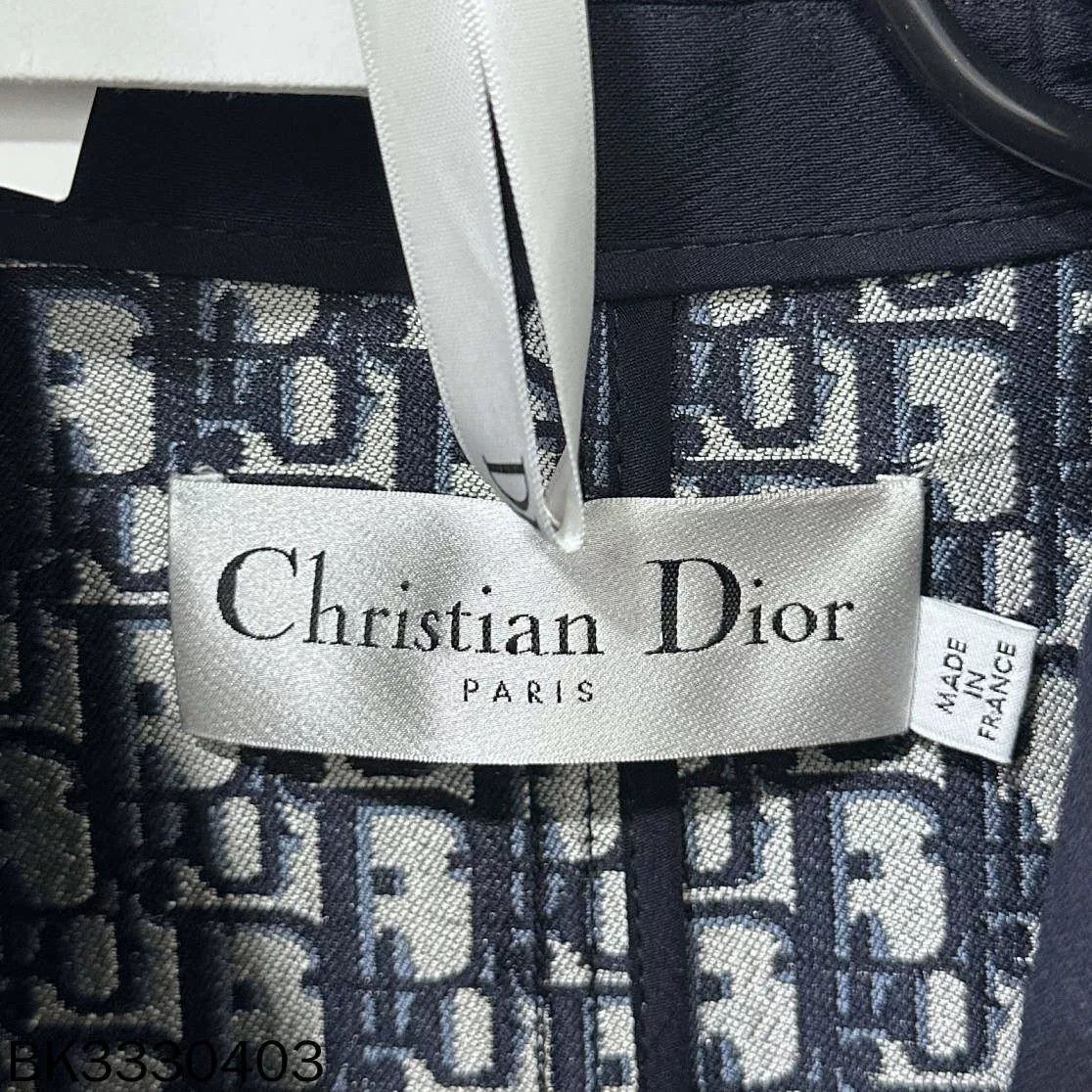 Dior Dior Dark Blue Double-Breasted Jacket Size XXS / US 00 / IT 34 - 5 Thumbnail