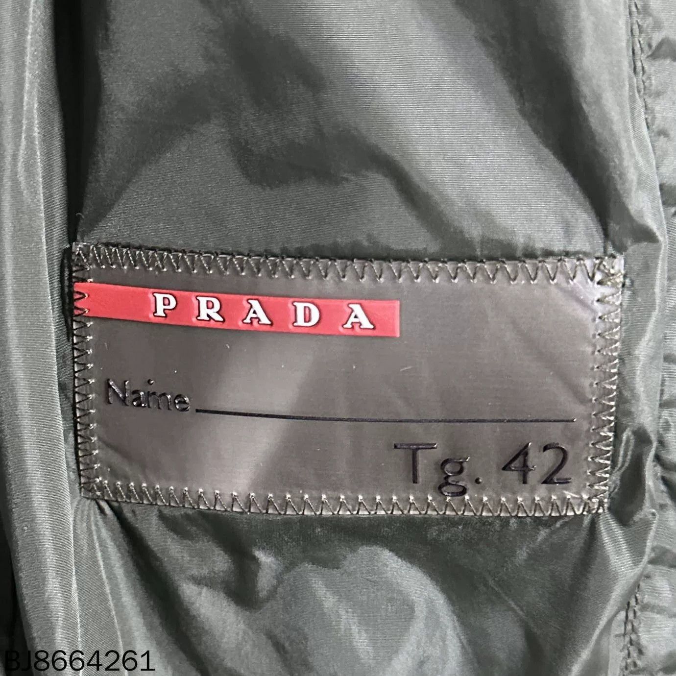 Prada Prada Dark Green Fur Collar Down Jacket Size M / US 6-8 / IT 42-44 - 3 Thumbnail