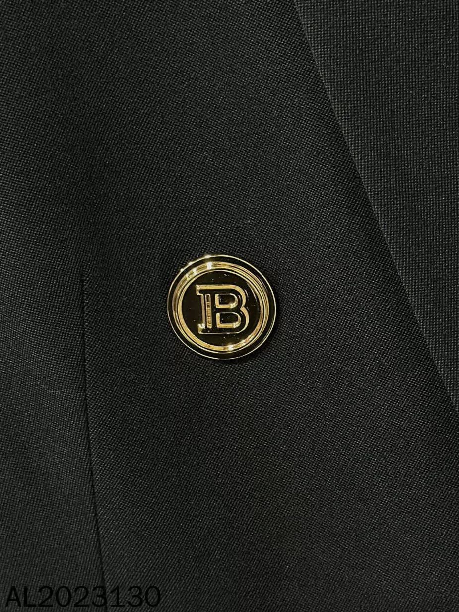 Balmain Balmain Gold Button Blazer Size XXS / US 00 / IT 34 - 3 Thumbnail