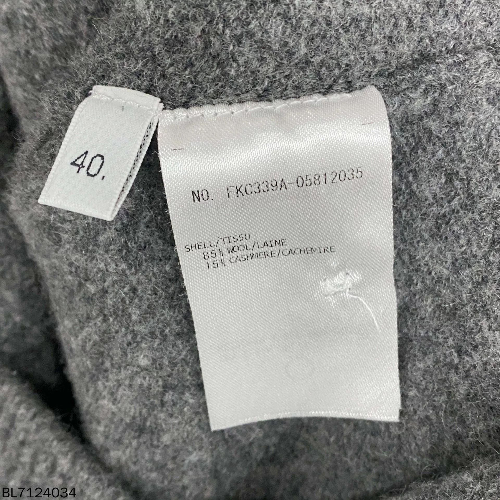 Thom Browne Gray Long Wool Cardigan Thom Browne Size US XXS / EU 40 - 5 Thumbnail