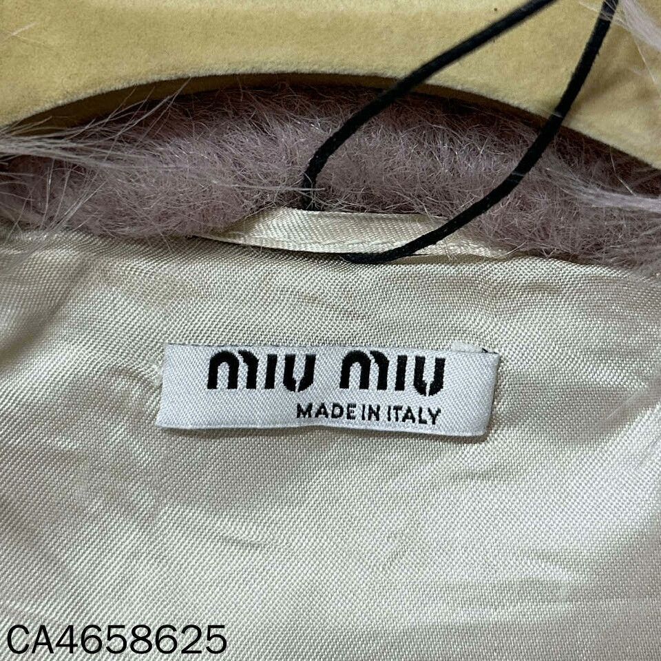 Miu Miu Miu Miu Pink Fuzzy Show Coat Size XS / US 0-2 / IT 36-38 - 4 Thumbnail