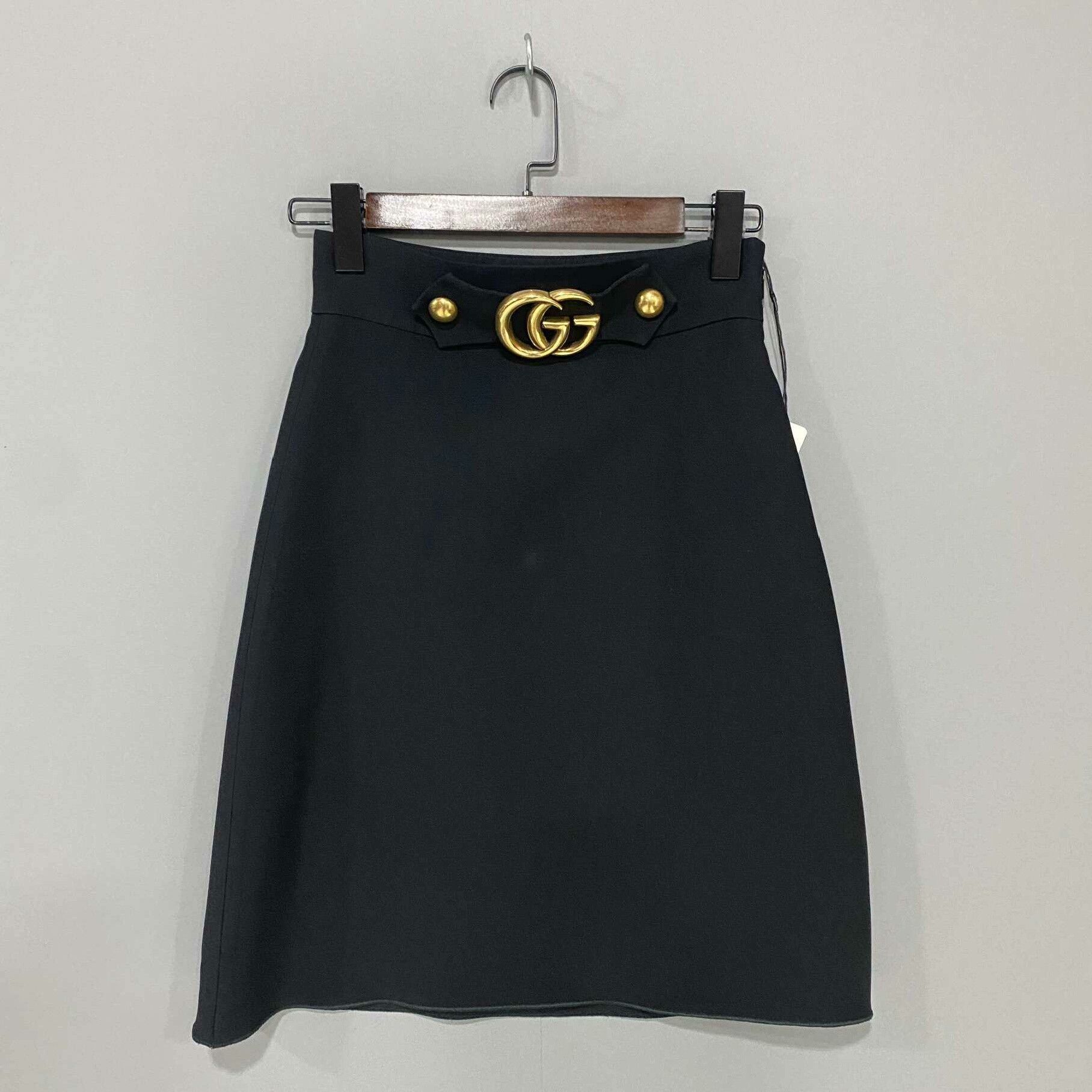 Gucci Gucci Double G Belt Skirt Size 36" / US 14 / IT 50 - 2 Thumbnail