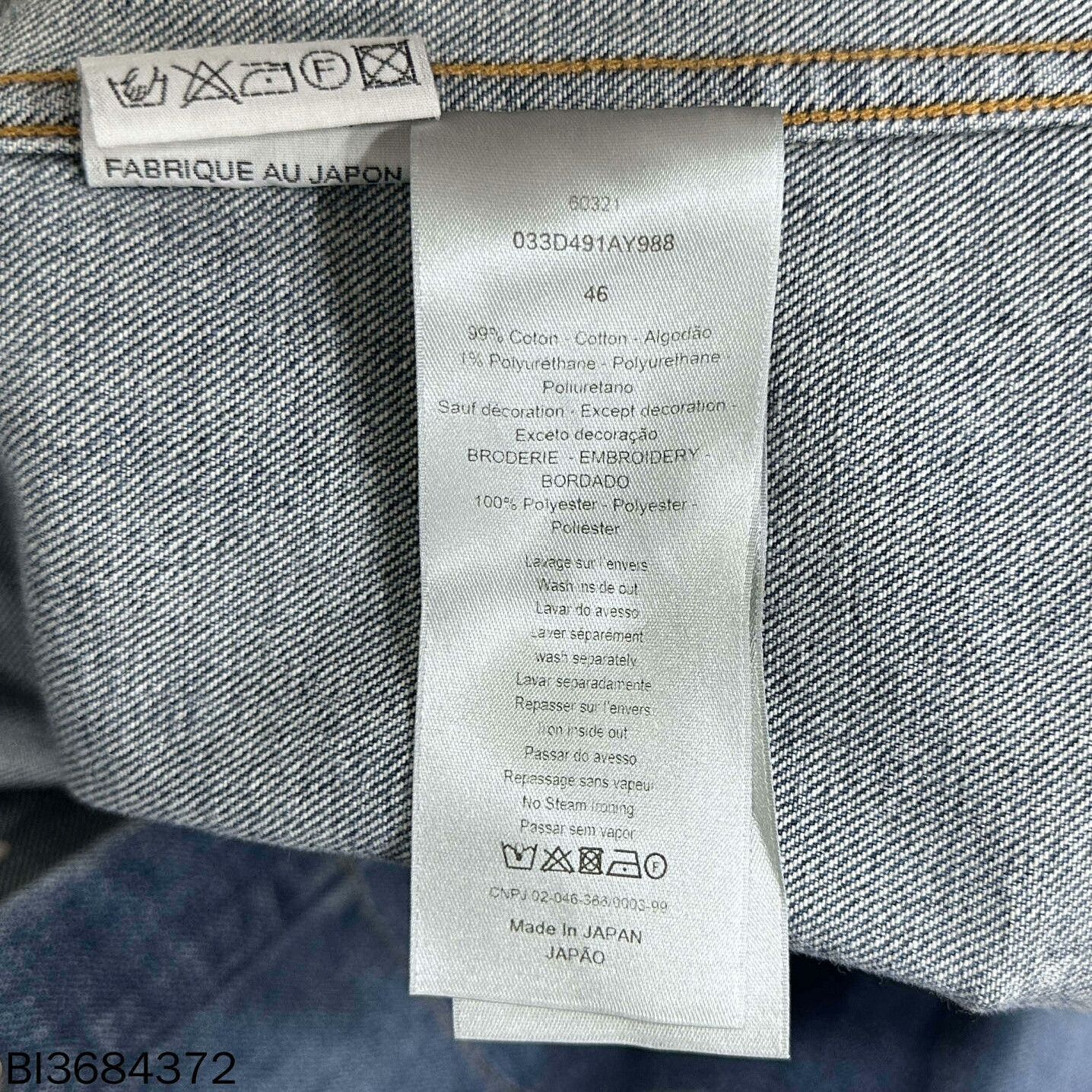 Dior Dior x Stussy Denim Jacket Size US S / EU 44-46 / 1 - 6 Thumbnail