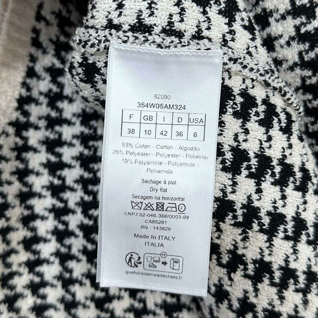 Dior Houndstooth Pearl Two-Piece Cardigan Dior Size S / US 4 / IT 40 - 6 Thumbnail