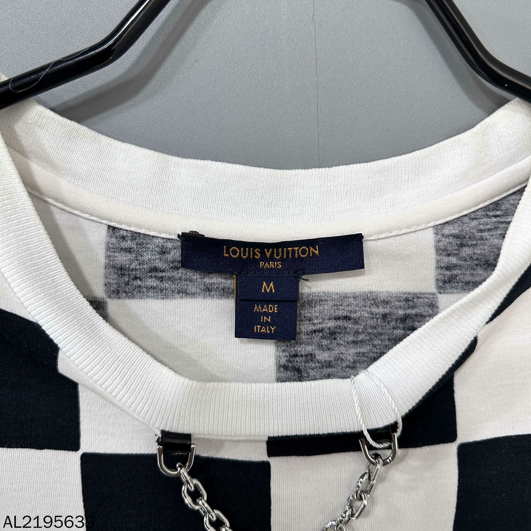 Louis Vuitton Louis Vuitton Deconstructed Logo Checkerboard Tee Size US M / EU 48-50 / 2 - 5 Thumbnail