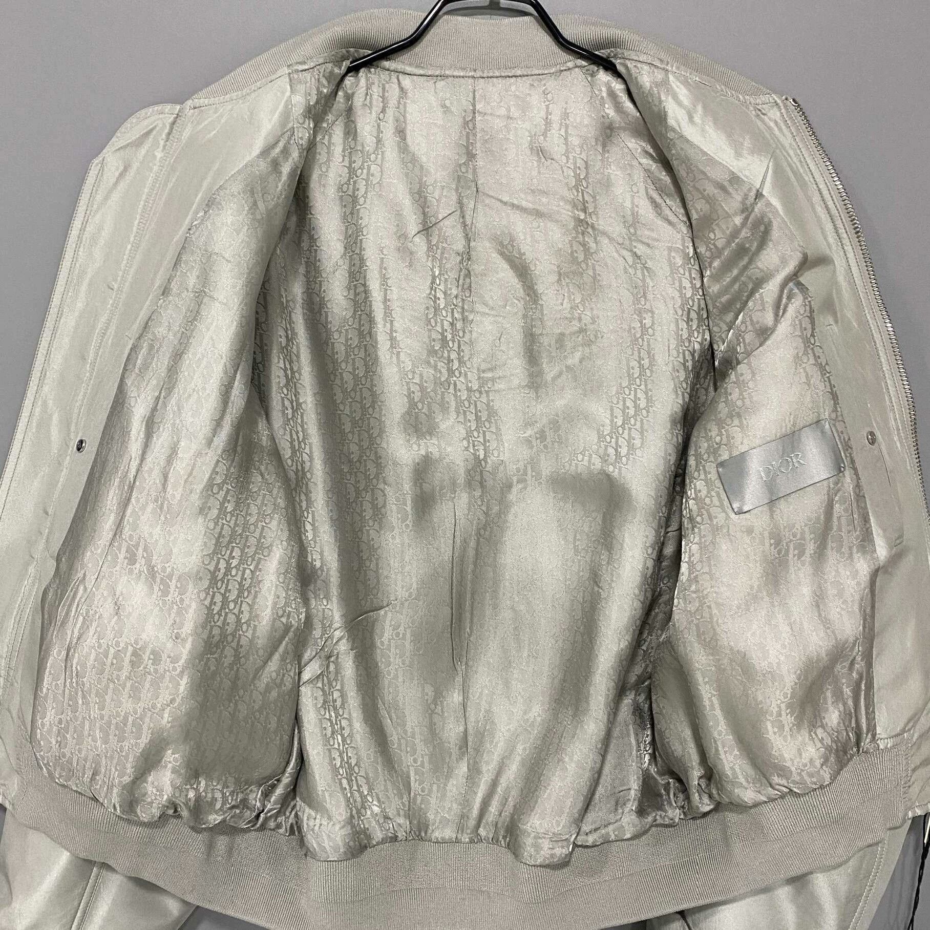 Dior AJ x Dior Embroidered Logo Flight Jacket Size US M / EU 48-50 / 2 - 5 Thumbnail