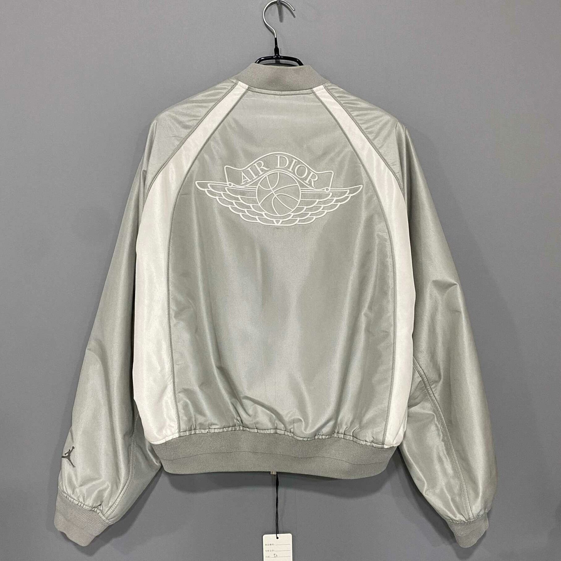 Dior AJ x Dior Embroidered Logo Flight Jacket Size US M / EU 48-50 / 2 - 3 Thumbnail