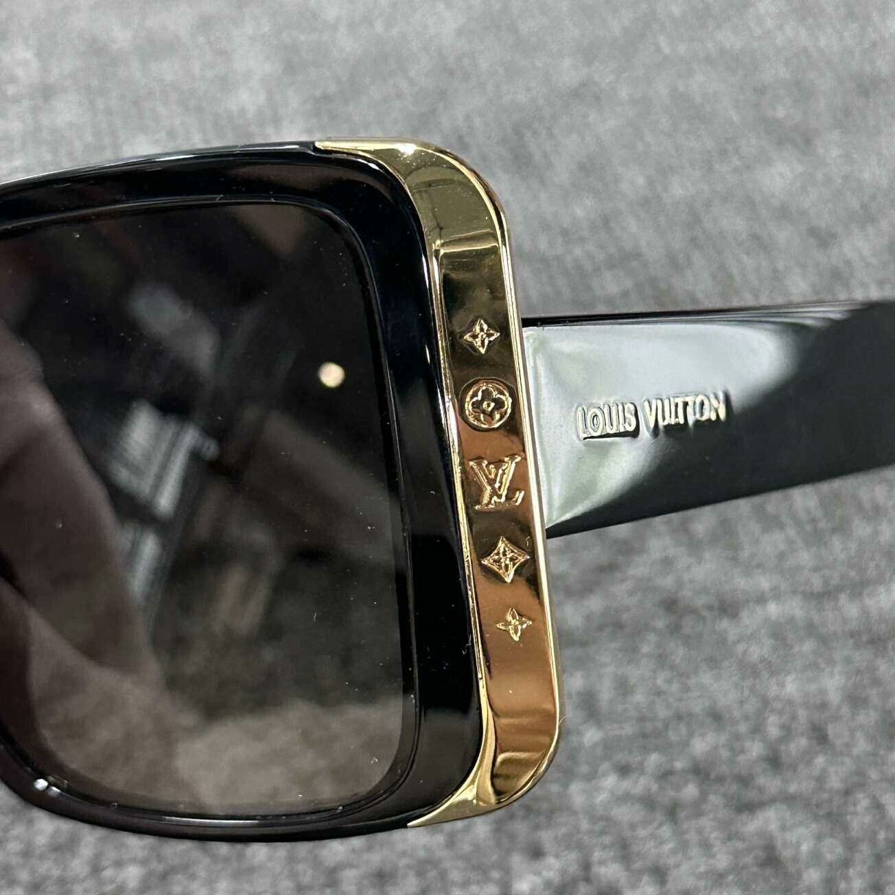 Louis Vuitton Louis Vuitton Metal Logo Sunglasses Size ONE SIZE - 3 Thumbnail