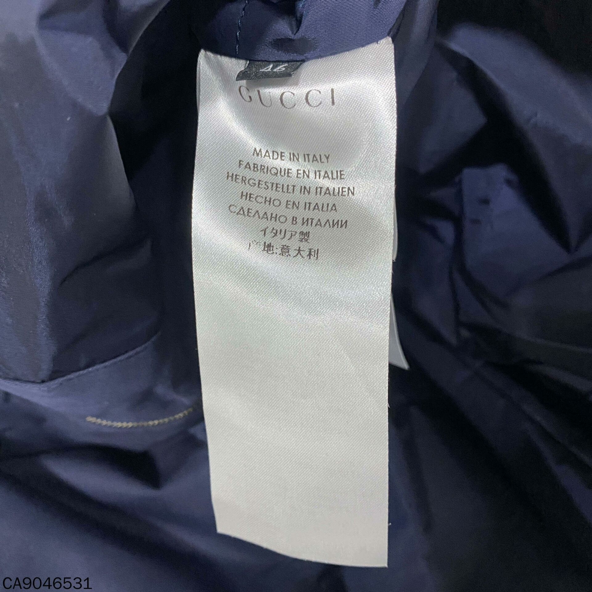 Gucci Gucci Dark Blue Coat Size US S / EU 44-46 / 1 - 4 Thumbnail