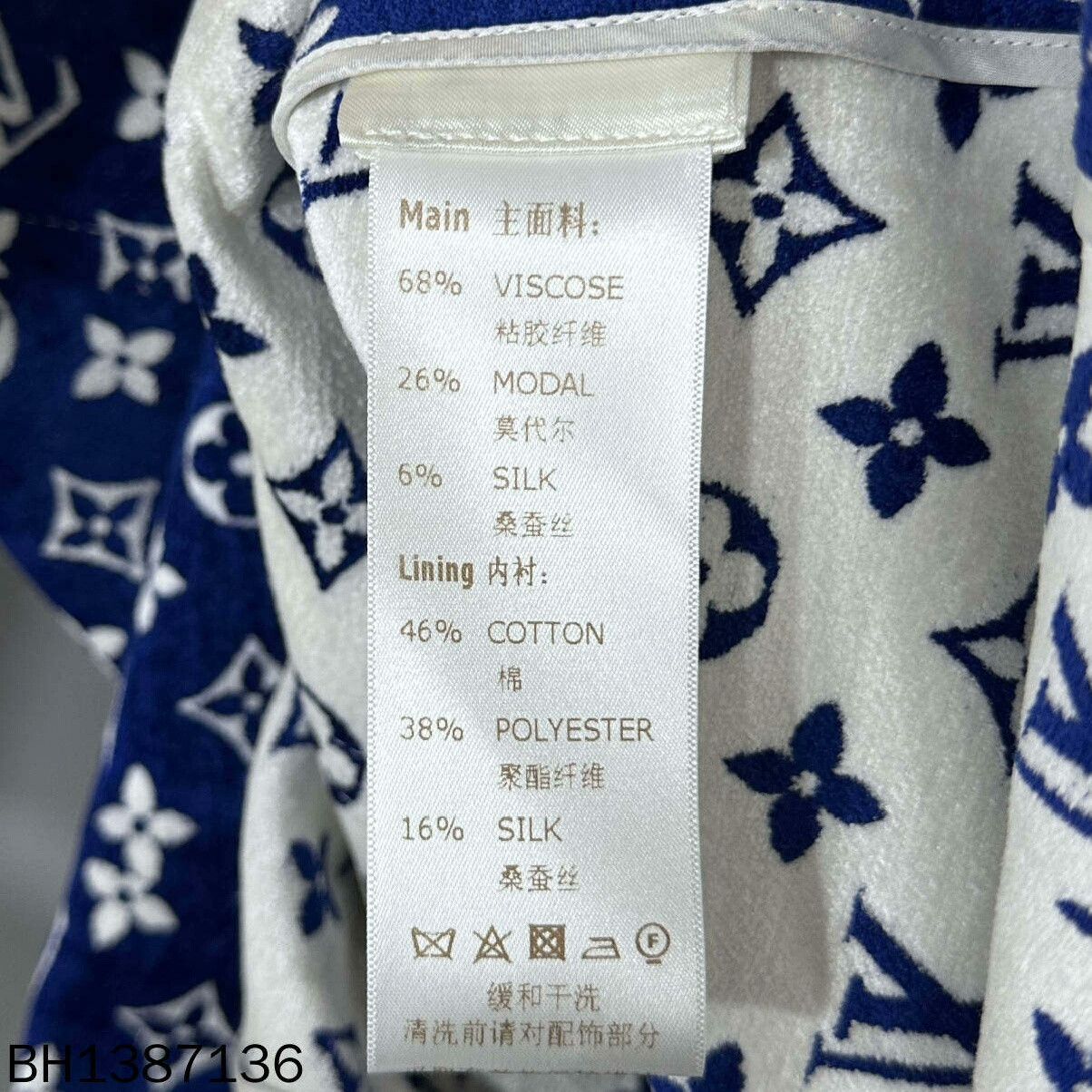 Louis Vuitton Blue Monogram Sleeveless Dress Louis Vuitton Size XS / US 0-2 / IT 36-38 - 5 Thumbnail
