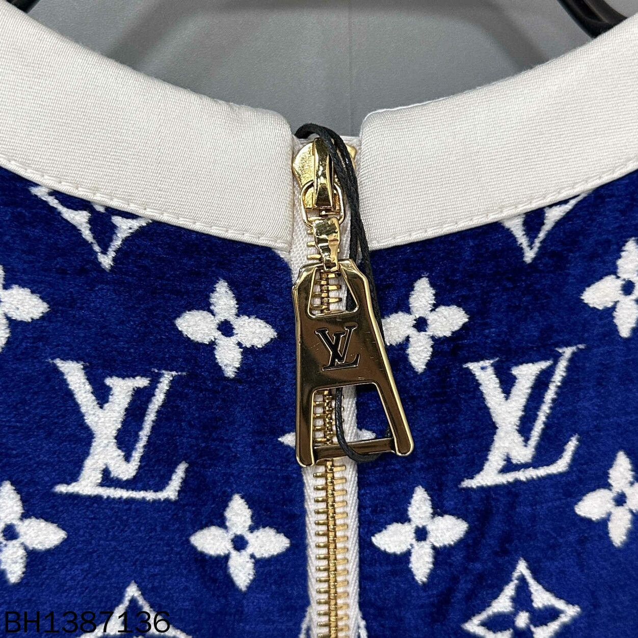 Louis Vuitton Blue Monogram Sleeveless Dress Louis Vuitton Size XS / US 0-2 / IT 36-38 - 4 Thumbnail