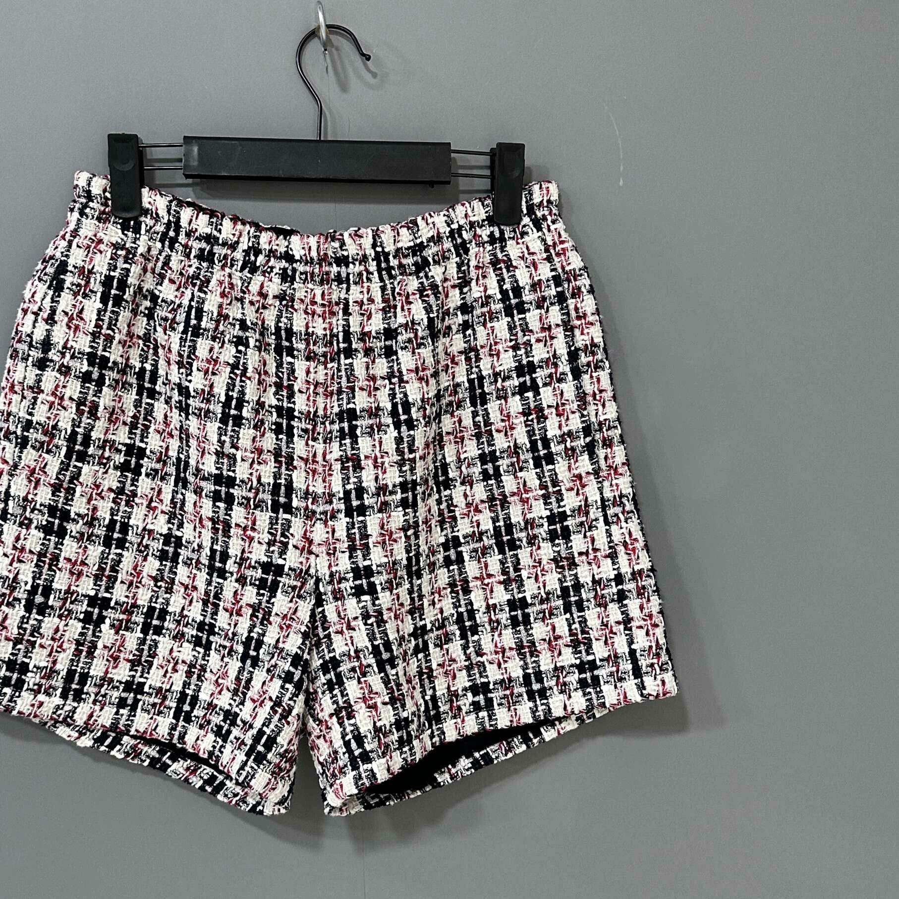Chanel Gucci Woven Plaid Shorts Size 42" / US 20 - 2 Thumbnail