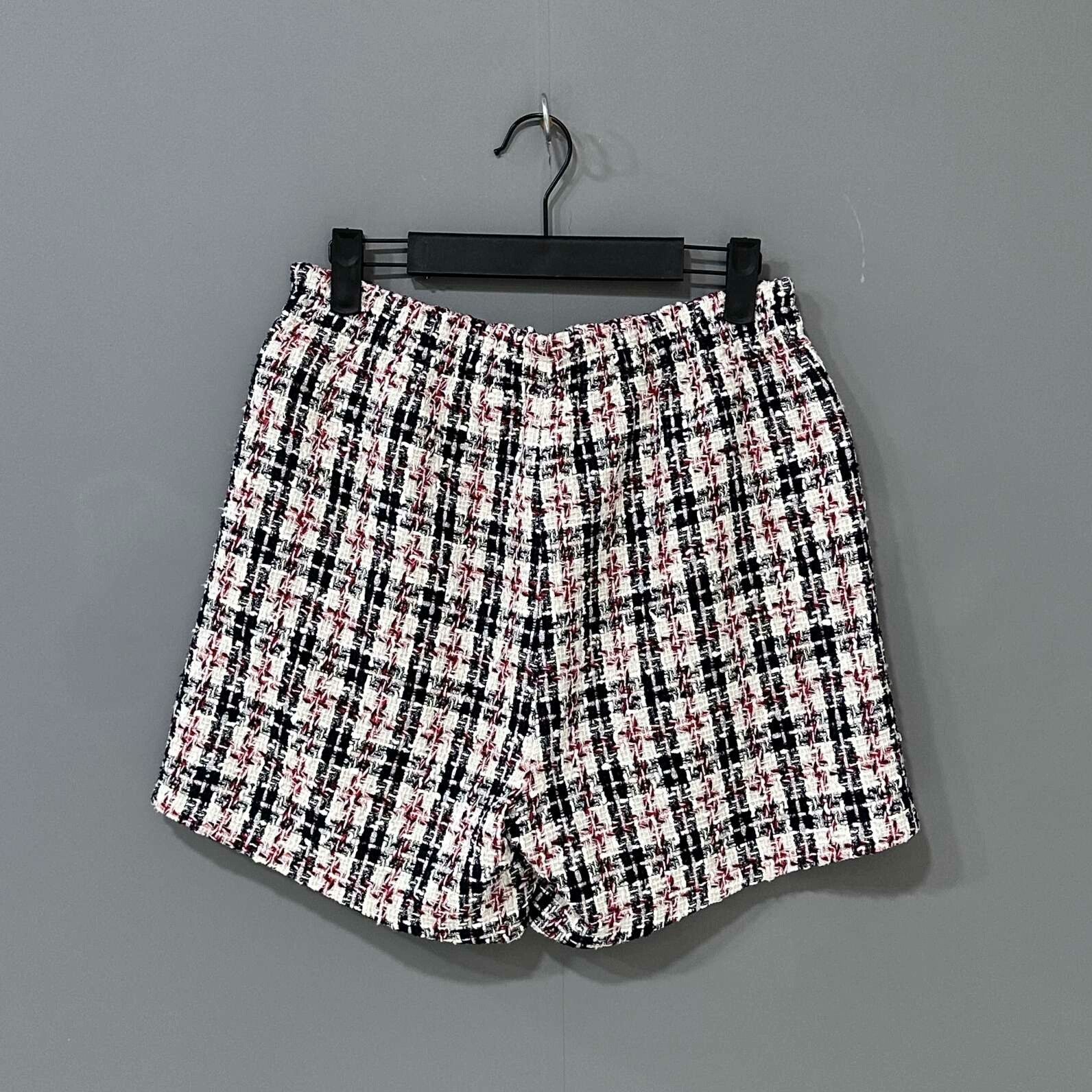 Chanel Gucci Woven Plaid Shorts Size 42" / US 20 - 3 Thumbnail