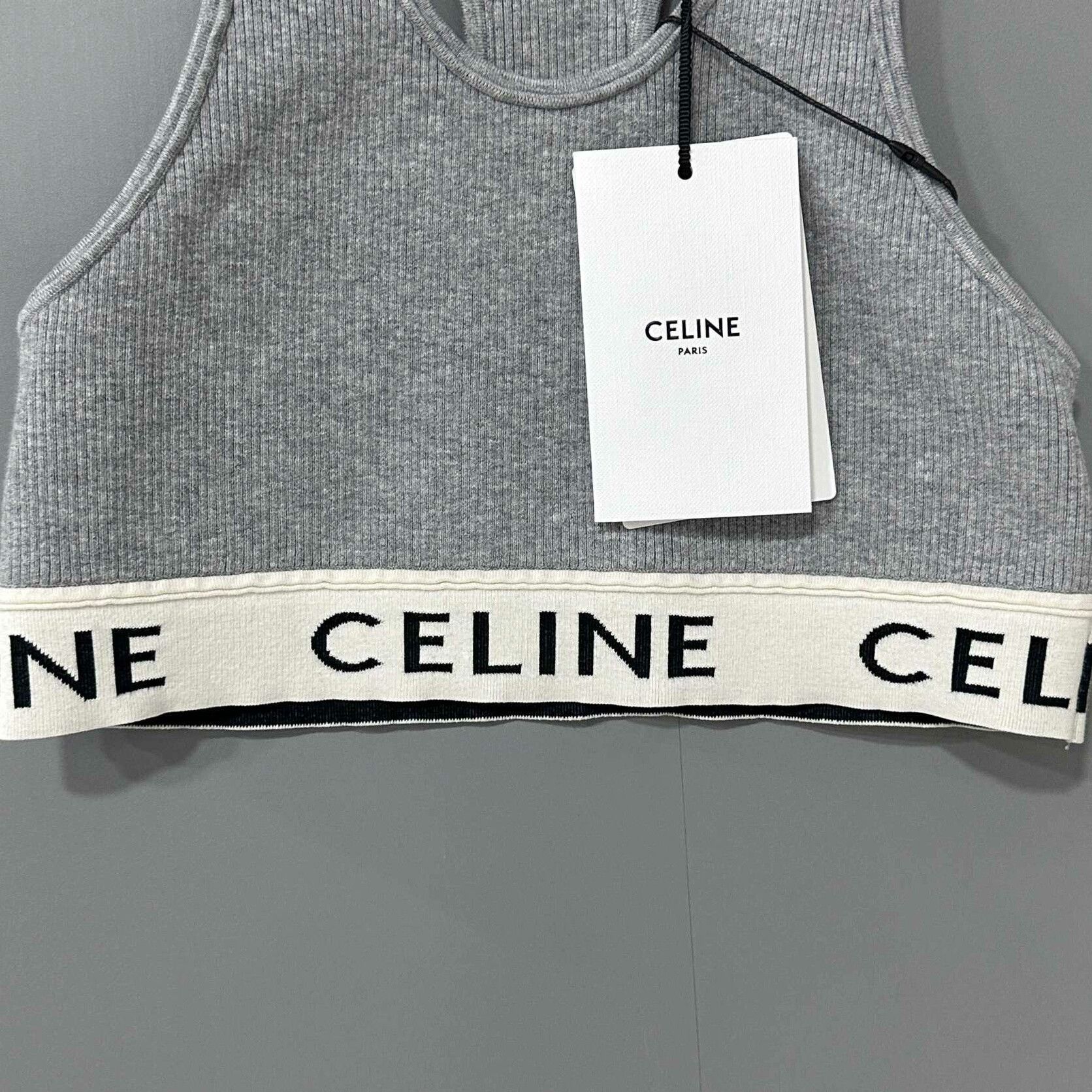 Celine Sports Knit Bra Top Celine Size XS / US 0-2 / IT 36-38 - 4 Thumbnail