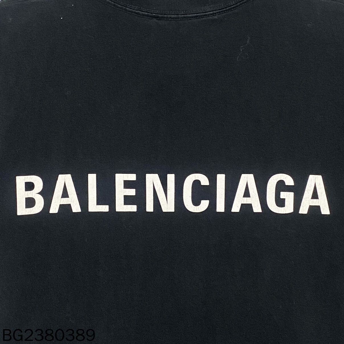 Balenciaga Balenciaga Front Back Letter Logo Tee Size US S / EU 44-46 / 1 - 4 Thumbnail