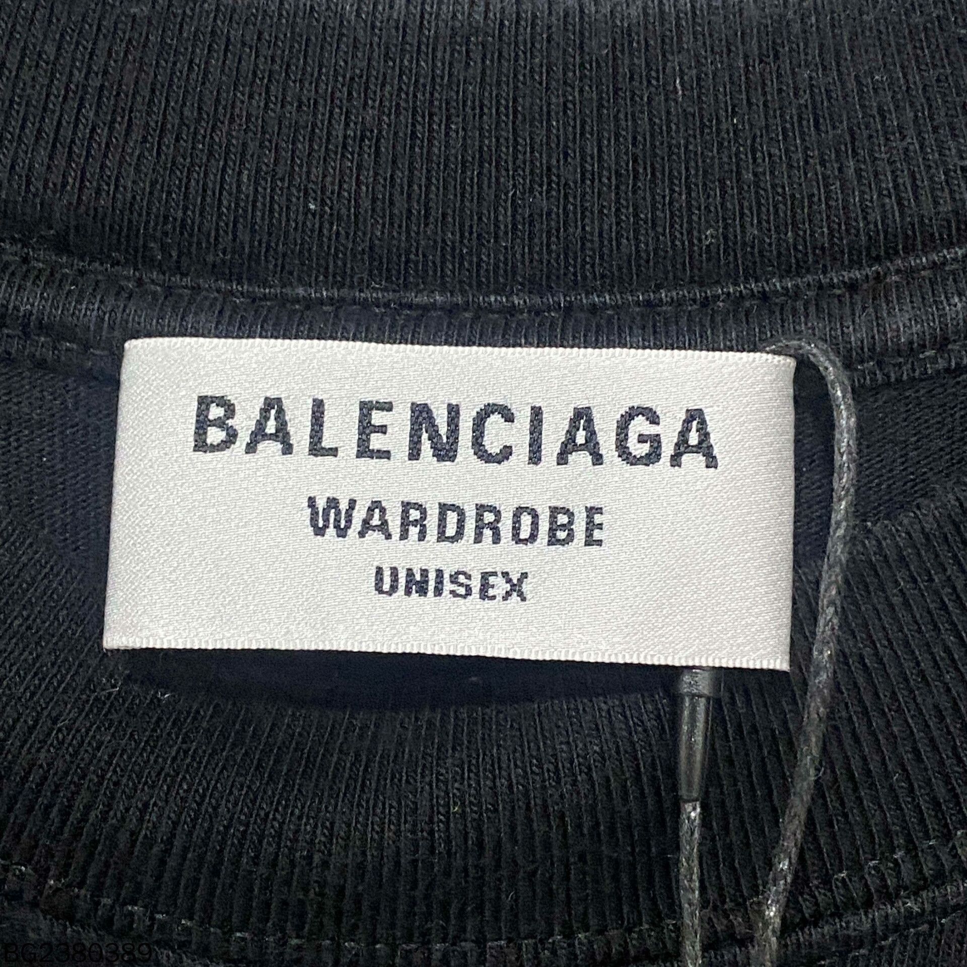 Balenciaga Balenciaga Front Back Letter Logo Tee Size US S / EU 44-46 / 1 - 6 Thumbnail